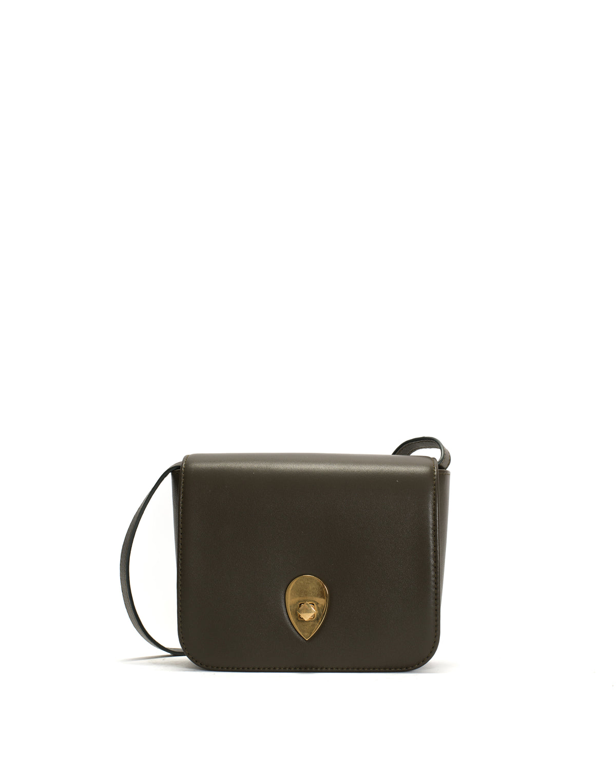 Nielle petite crossover bag Shiny lamb Moss green