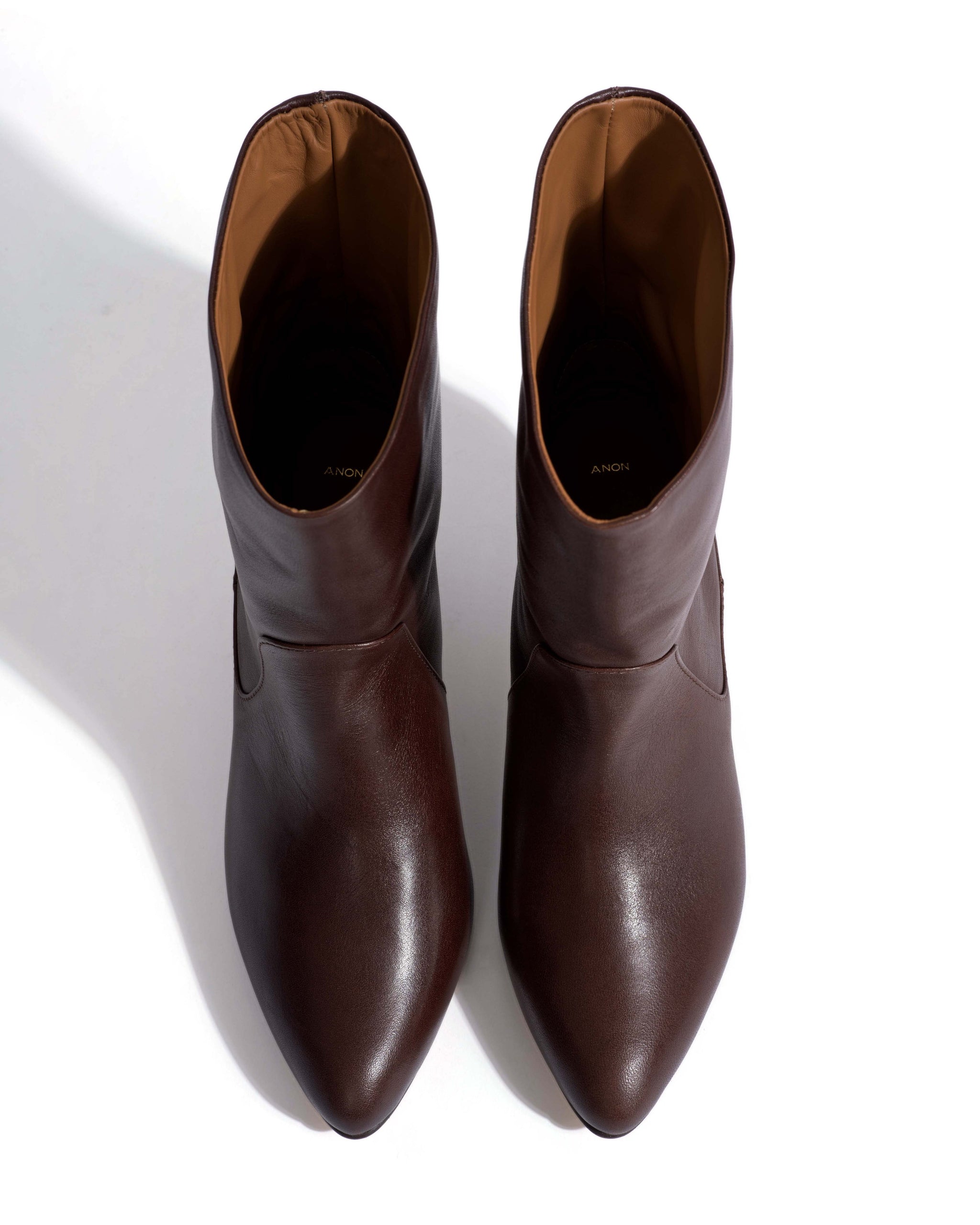 Vanni 50 stiletto Vegetal soft calf Coffee brown