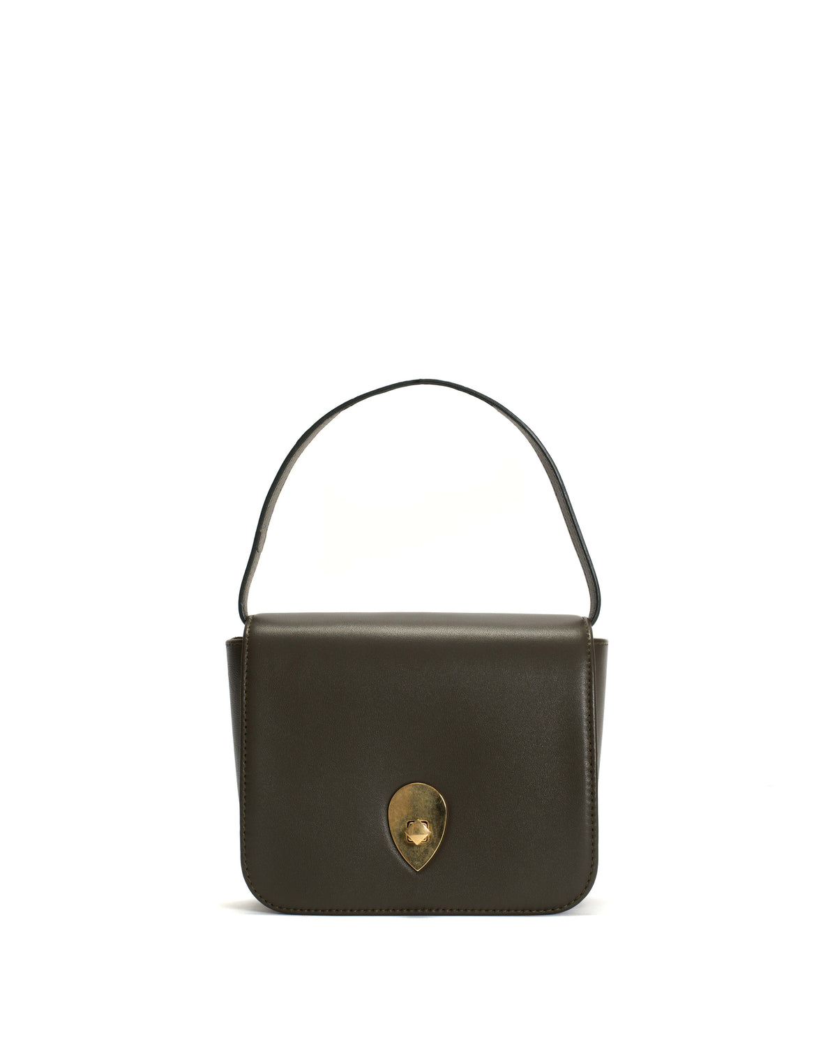 Nielle petite crossover bag Shiny lamb Moss green