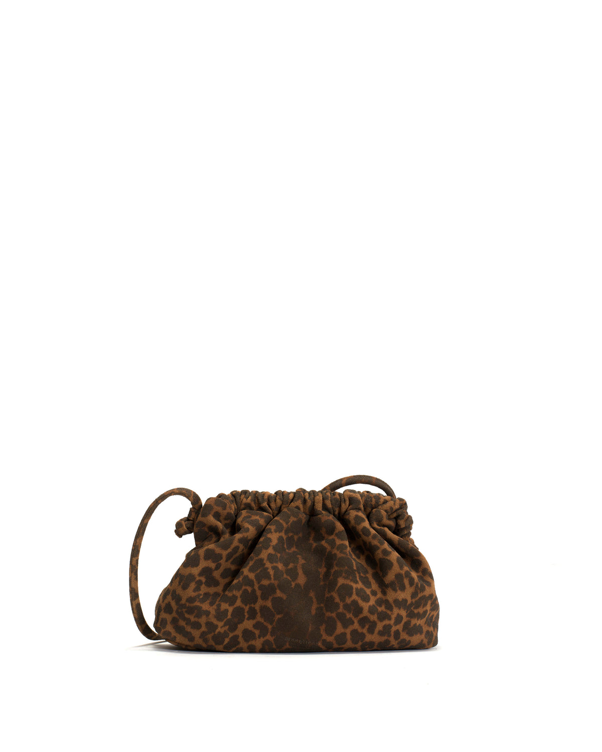 Hally petite cloud bag Calf suede print Leopard