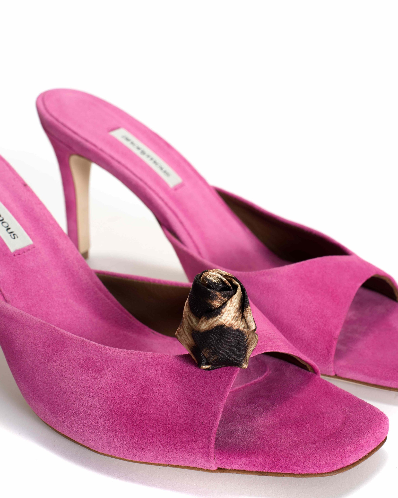Tulip shoe clip Satin print Leopard - Anonymous Copenhagen Hair
