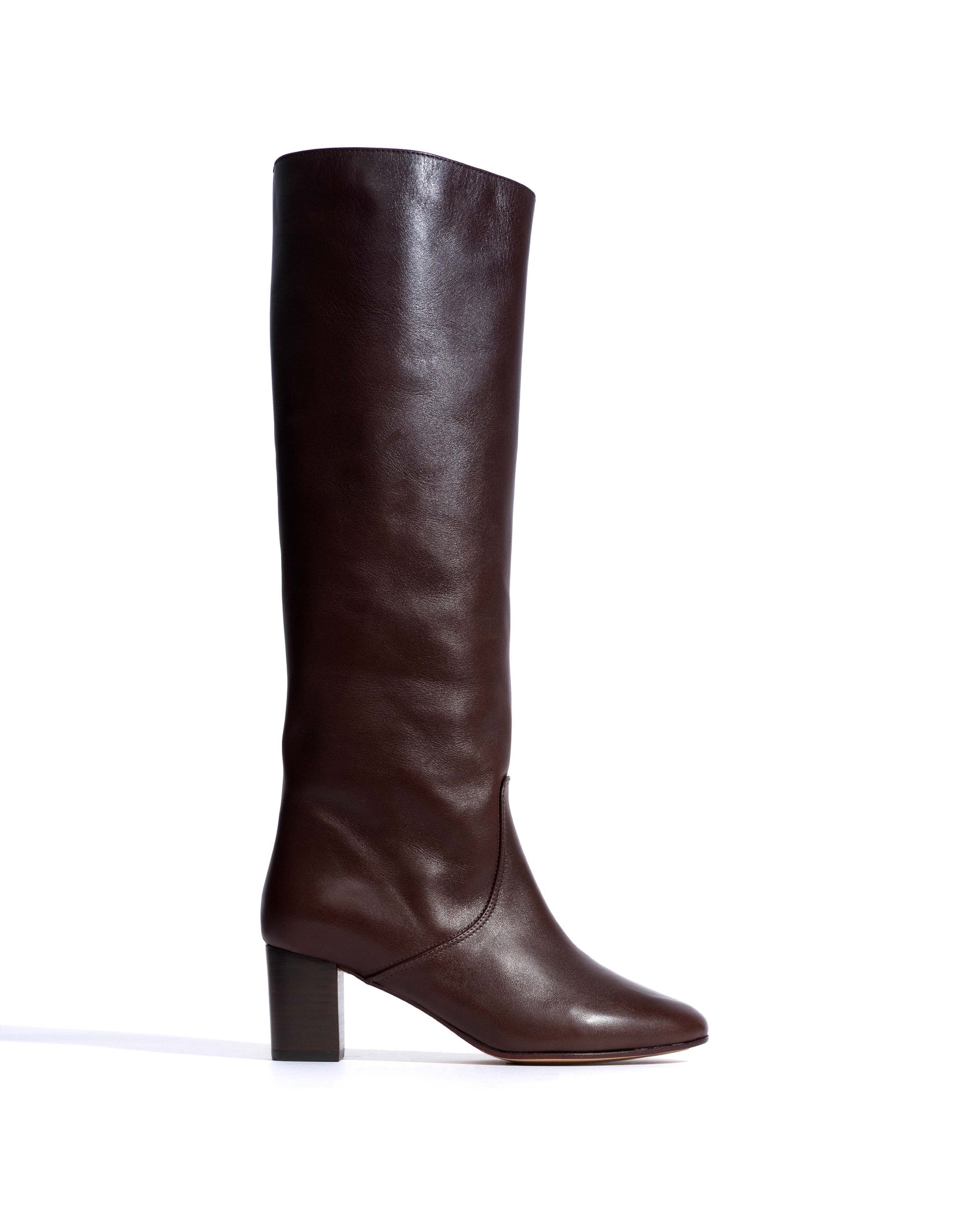 Henriette Vegetal soft calf Coffee brown - Anonymous Copenhagen High shaft boots