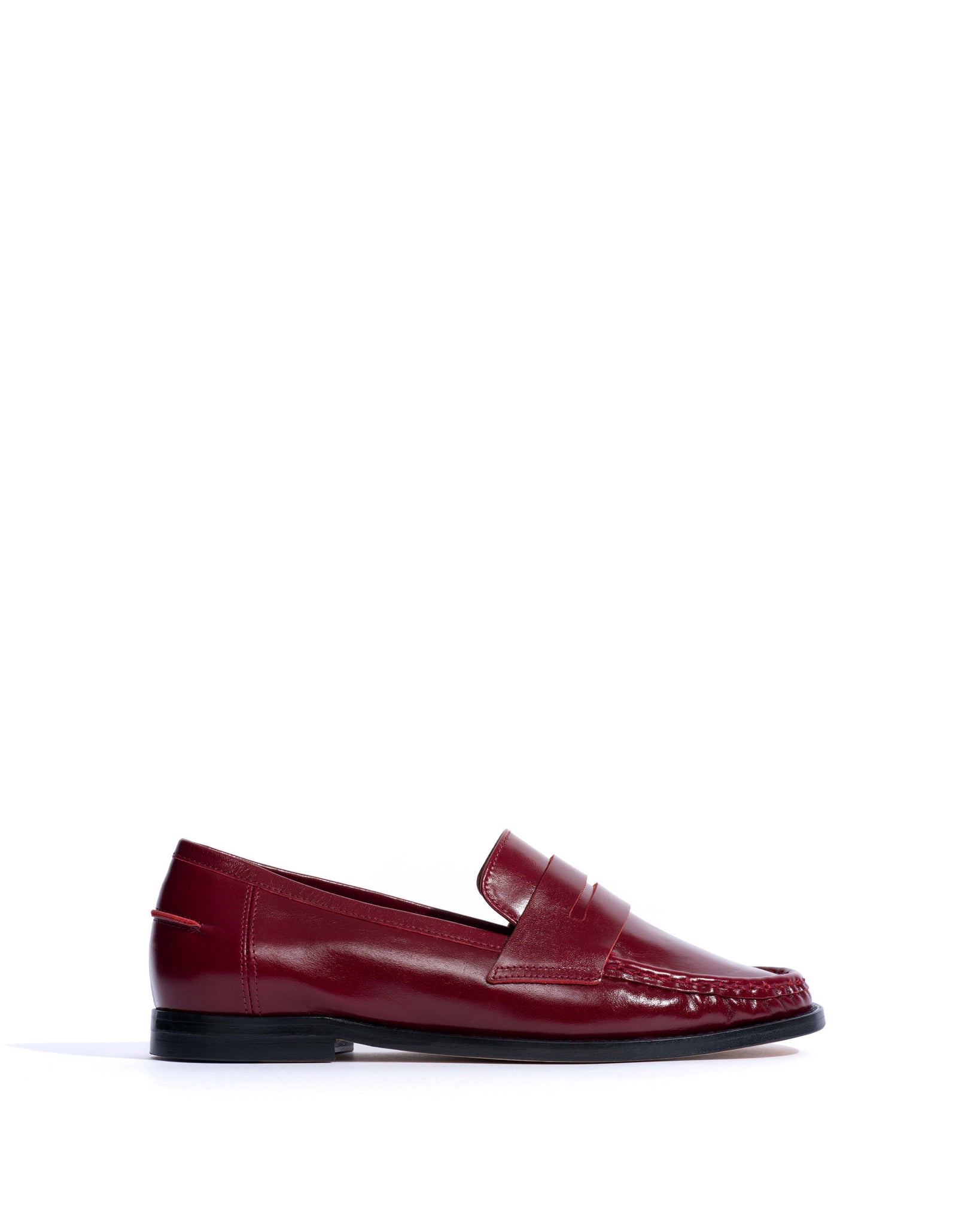 Jesha Crinkled soft calf Pomegranate