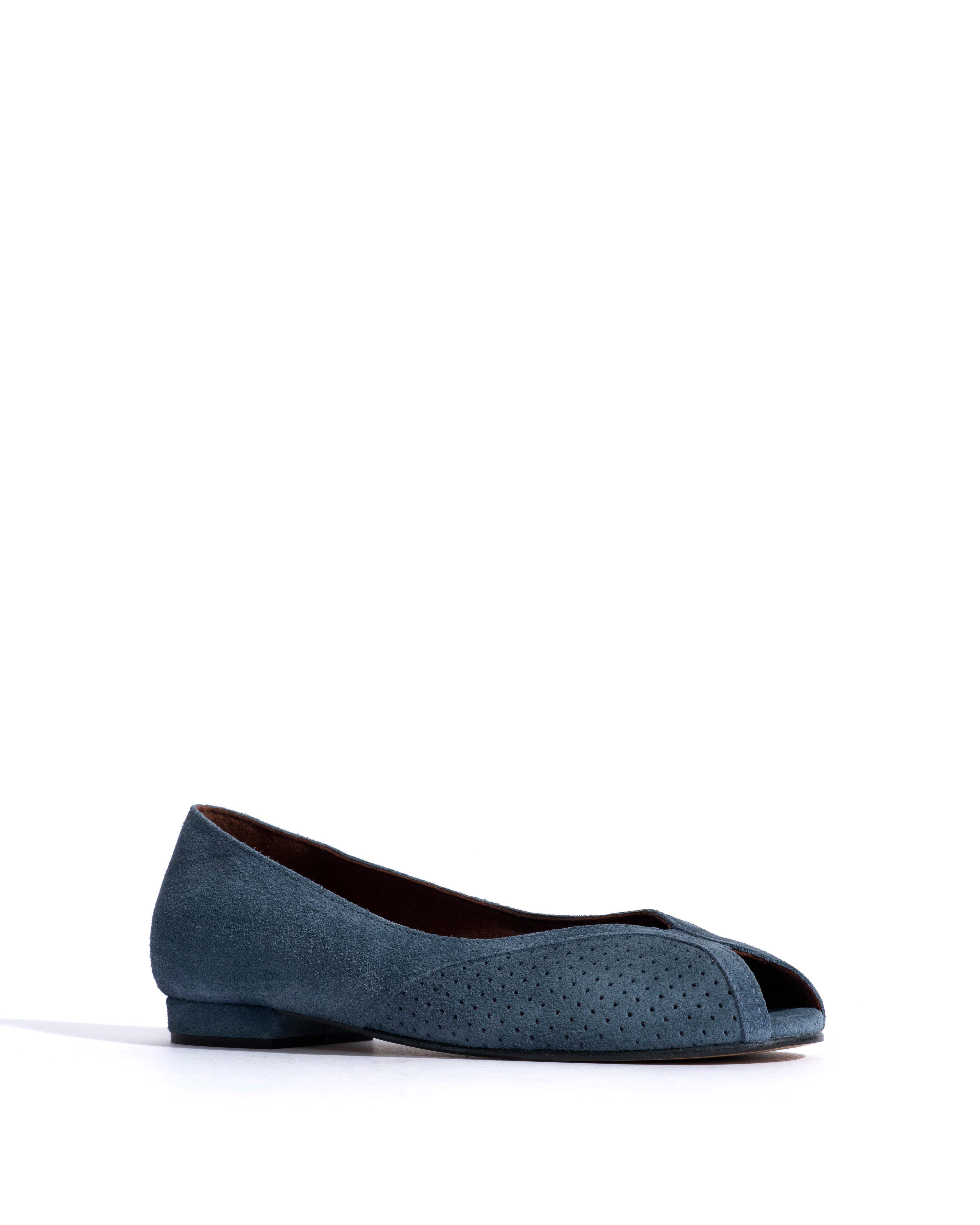Tiffy Calf suede Denim blue