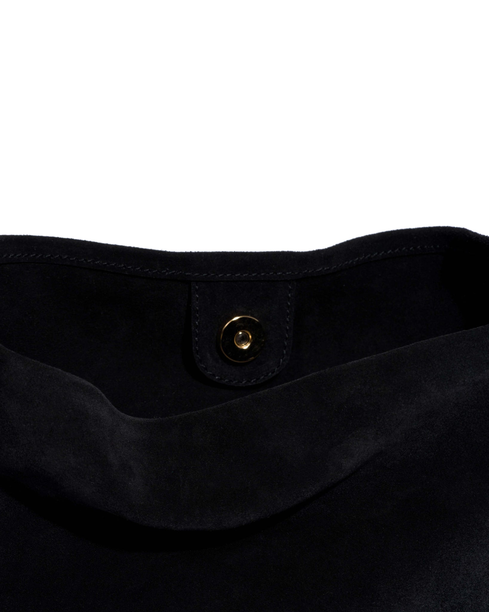 Versa slouchy petite bag Calf suede Black - Anonymous Copenhagen Bags