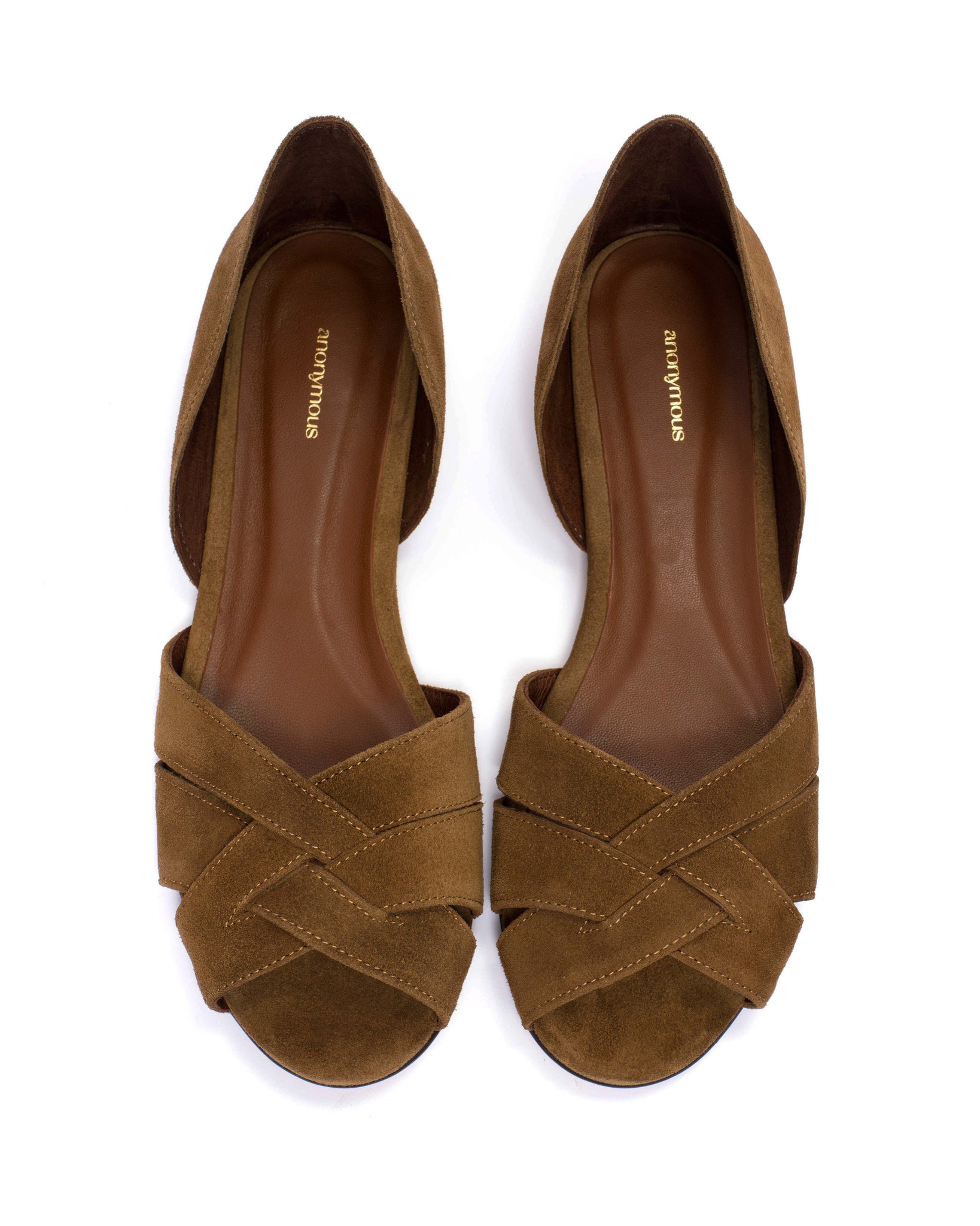 Sanni 20 Calf suede Cinnamon - Anonymous Copenhagen