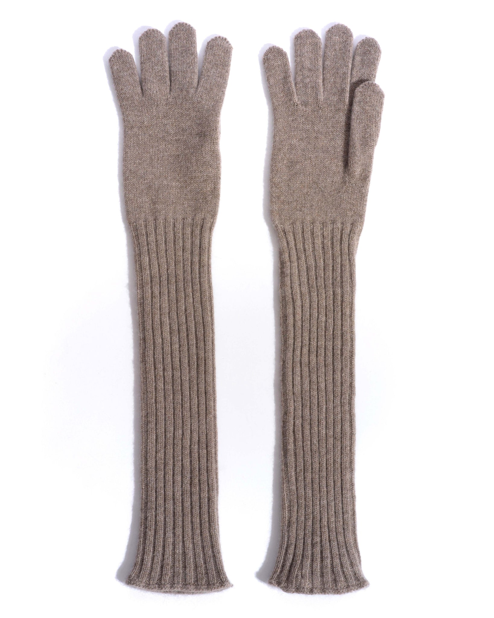 Nola cashmere gloves 100% cashmere Dark taupe
