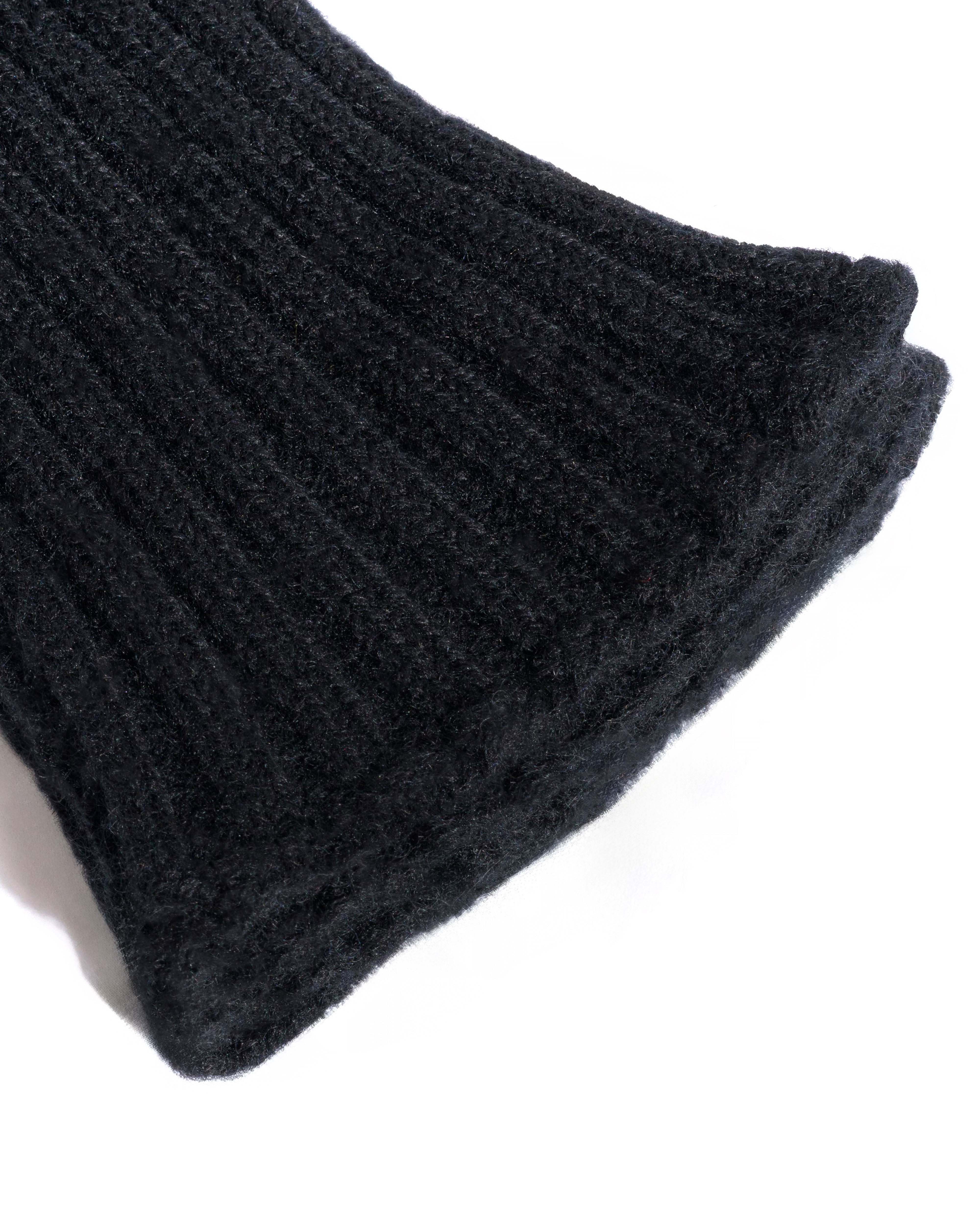 Nola cashmere gloves 100% cashmere Black