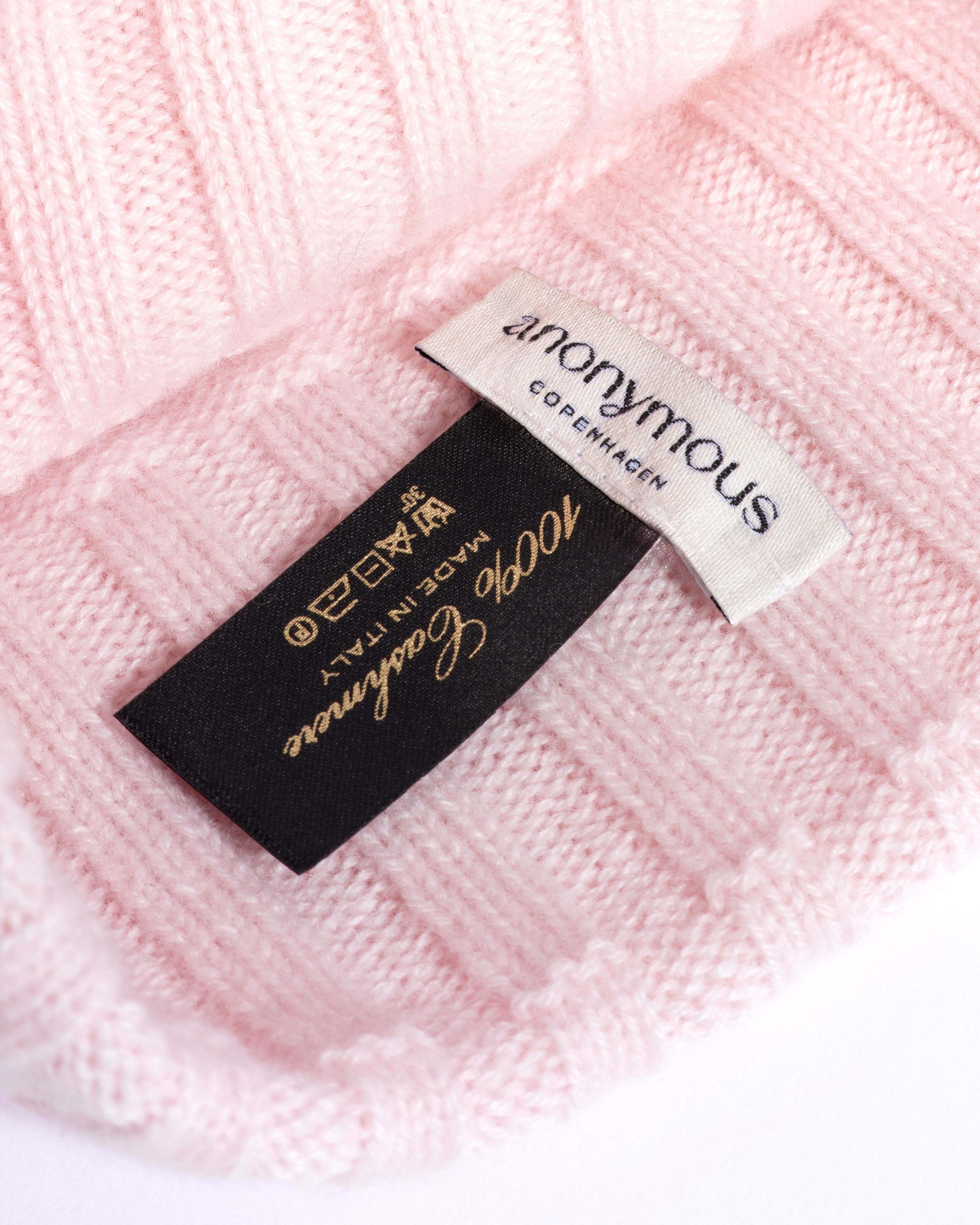 Alma cashmere beanie 100% cashmere Powder