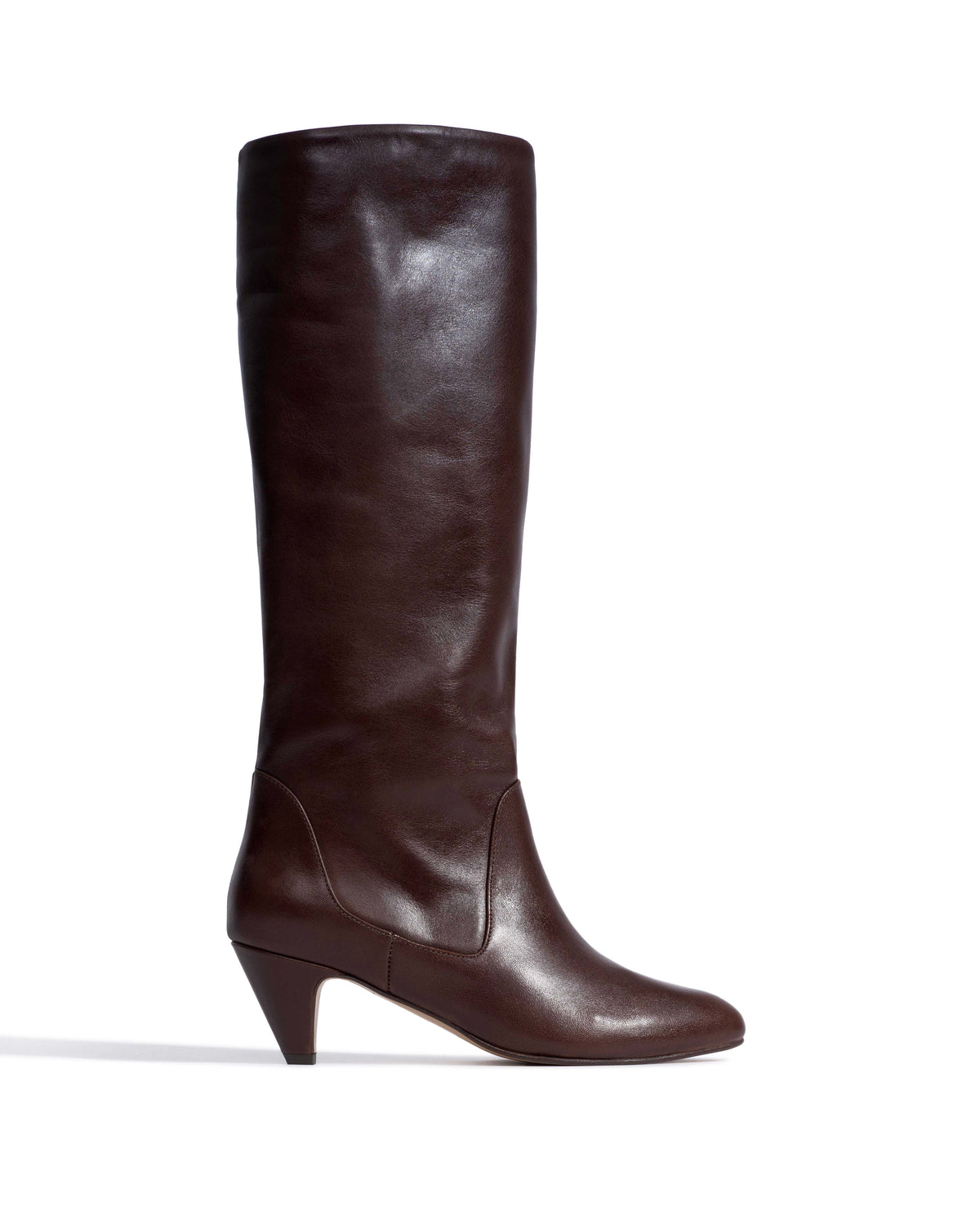 Valle 50 stiletto Vegetal soft calf Coffee brown