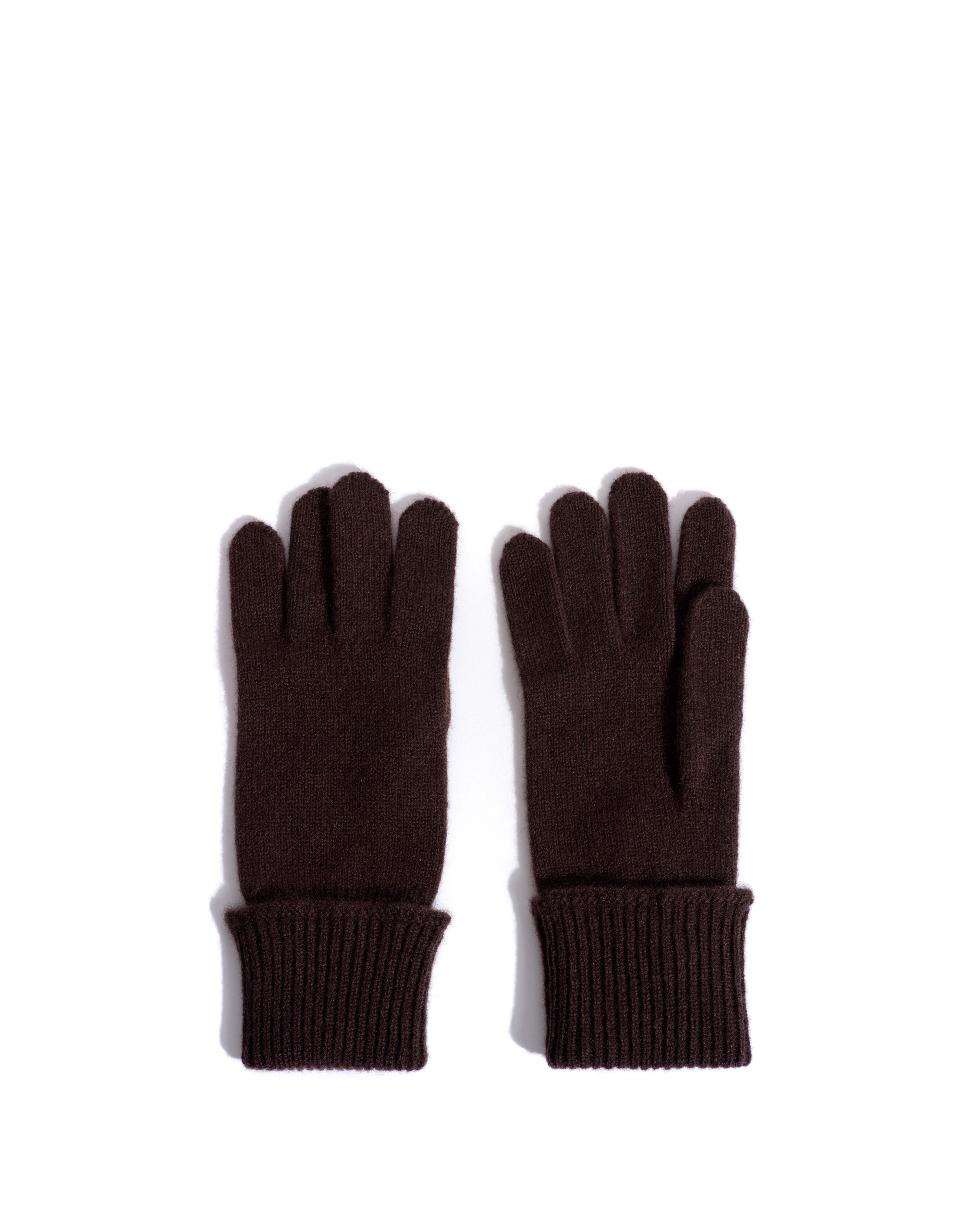 Bianca cashmere gloves 100% cashmere Coffee brown
