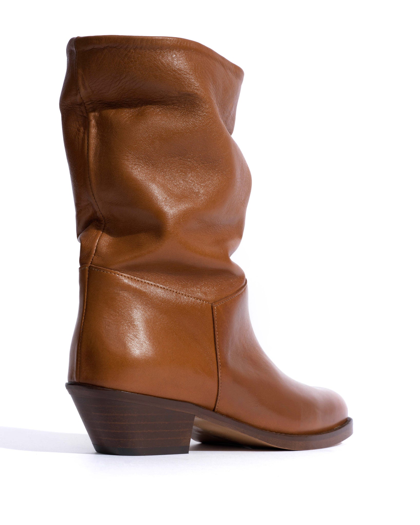 Patricia Vegetal soft calf & suede leather Cinnamon & chocolate