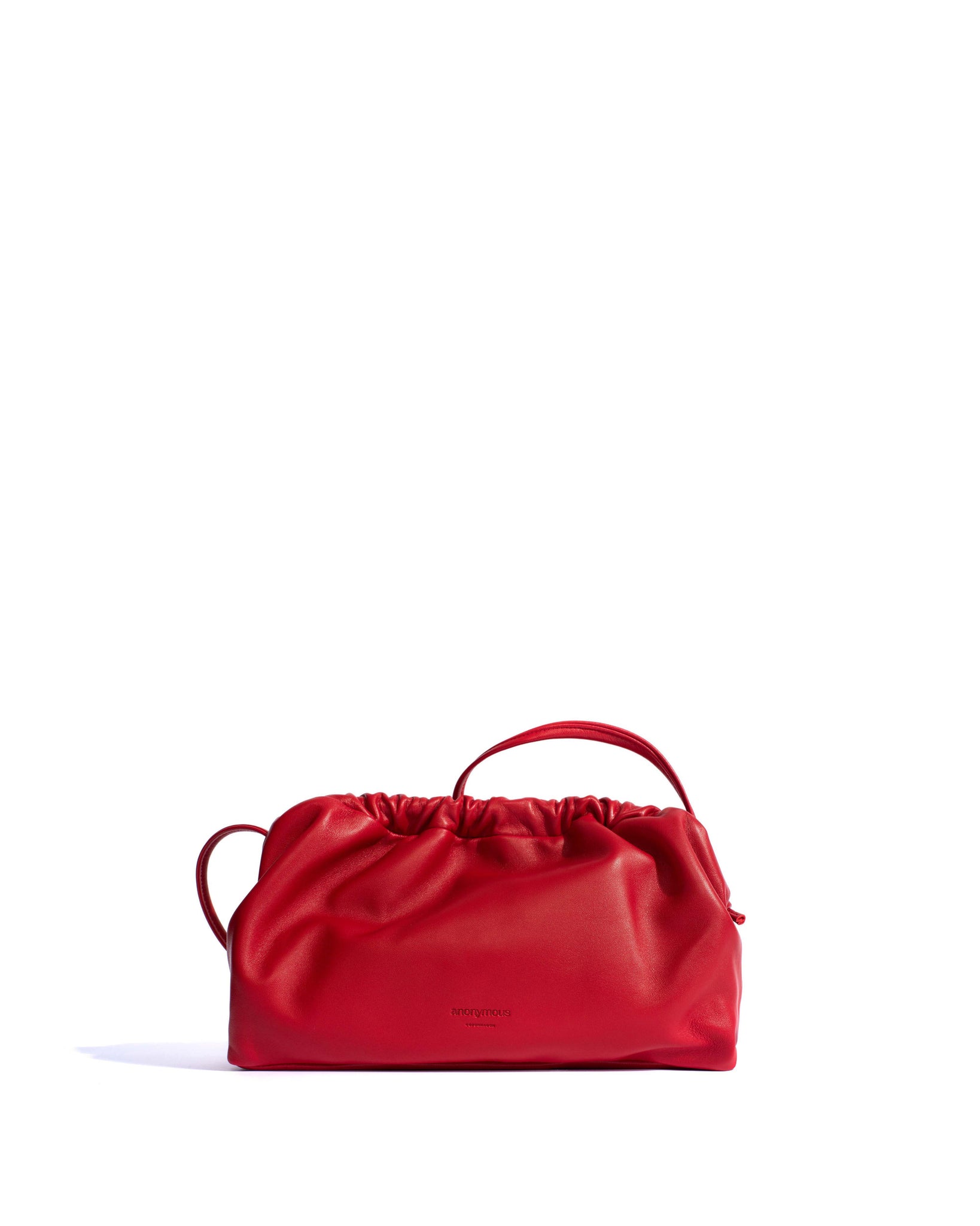 Hally grand cloud bag Shiny lamb Ruby red - Anonymous Copenhagen Bags