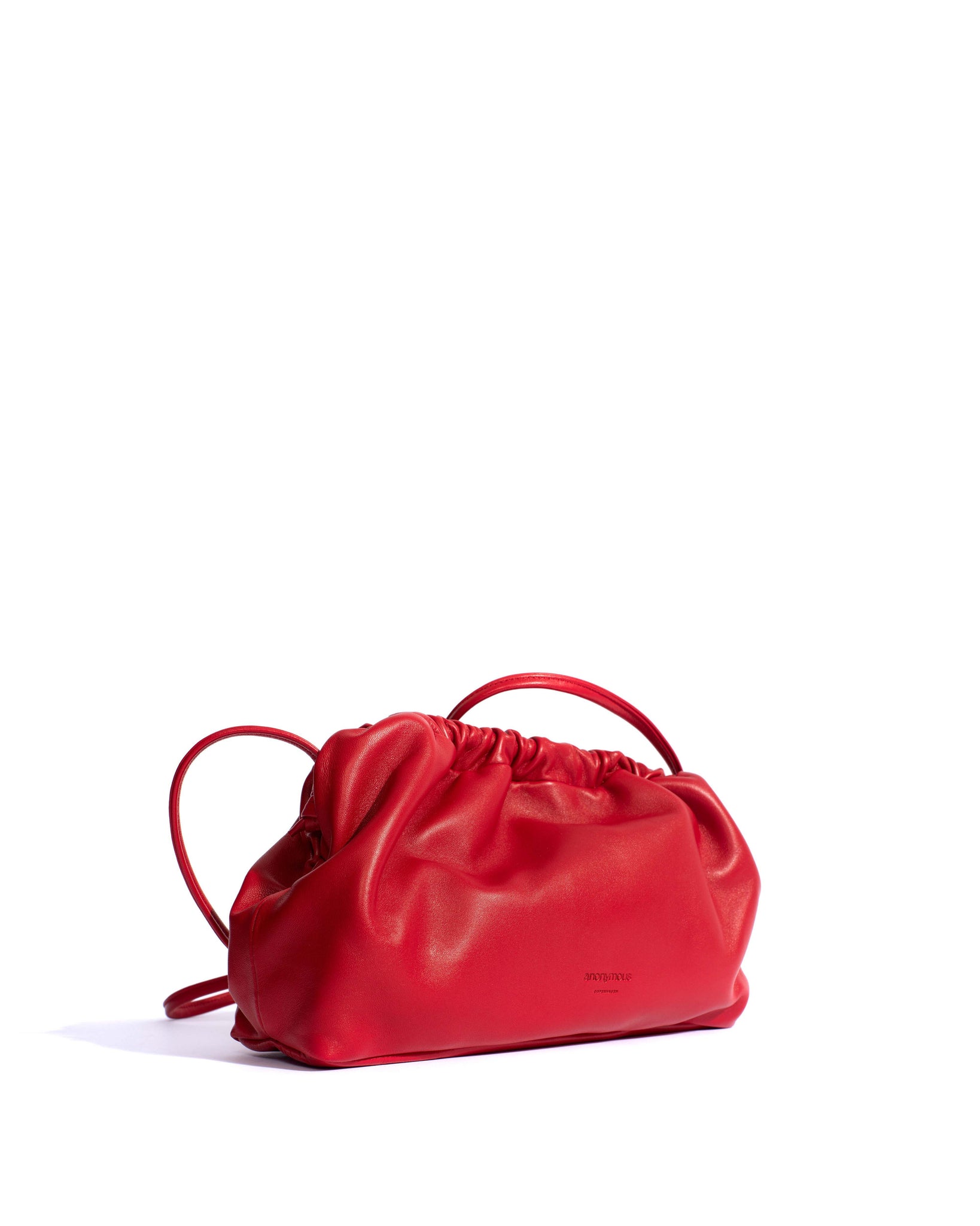 Hally grand cloud bag Shiny lamb Ruby red - Anonymous Copenhagen Bags