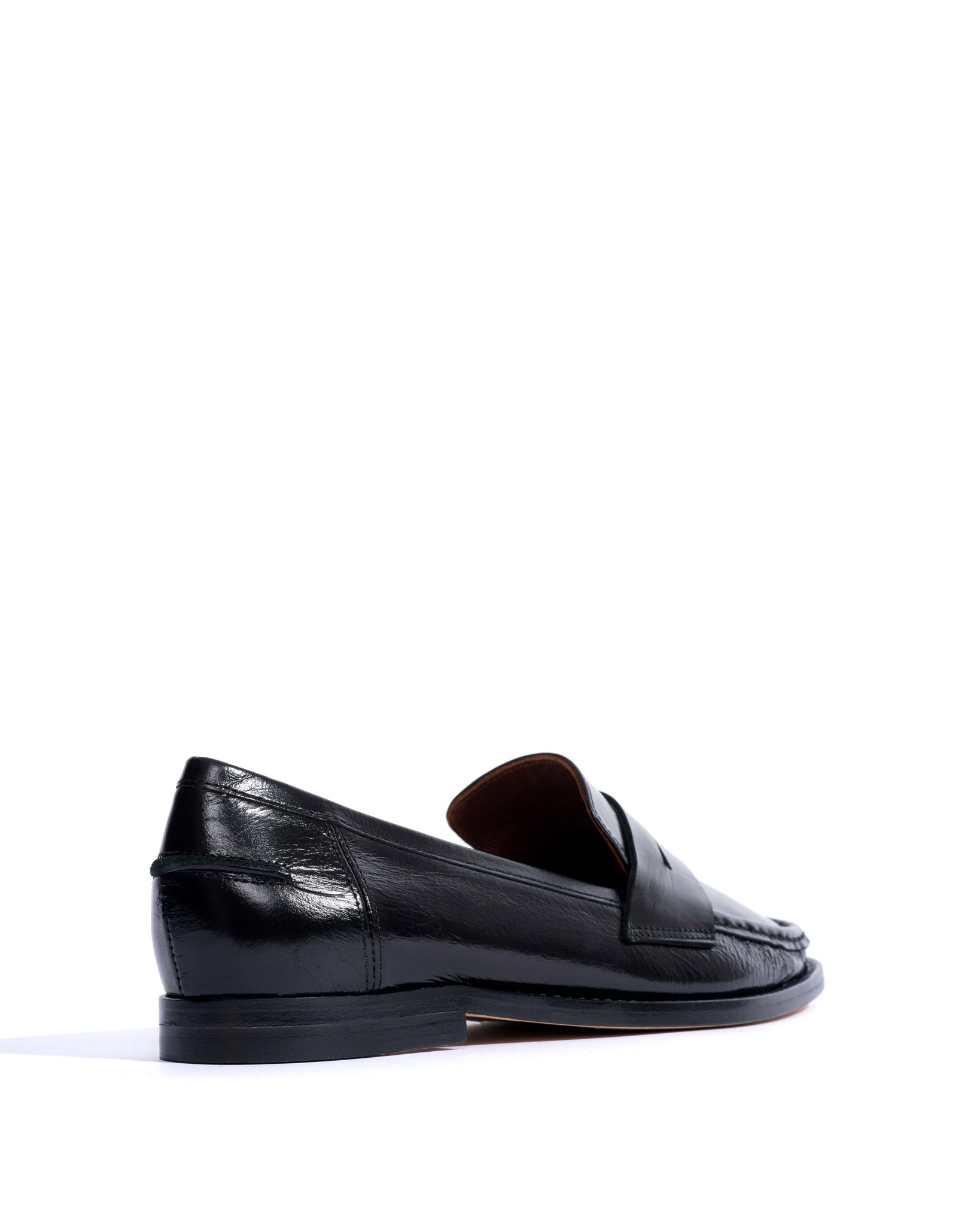 Jesha Crinkled soft calf Black
