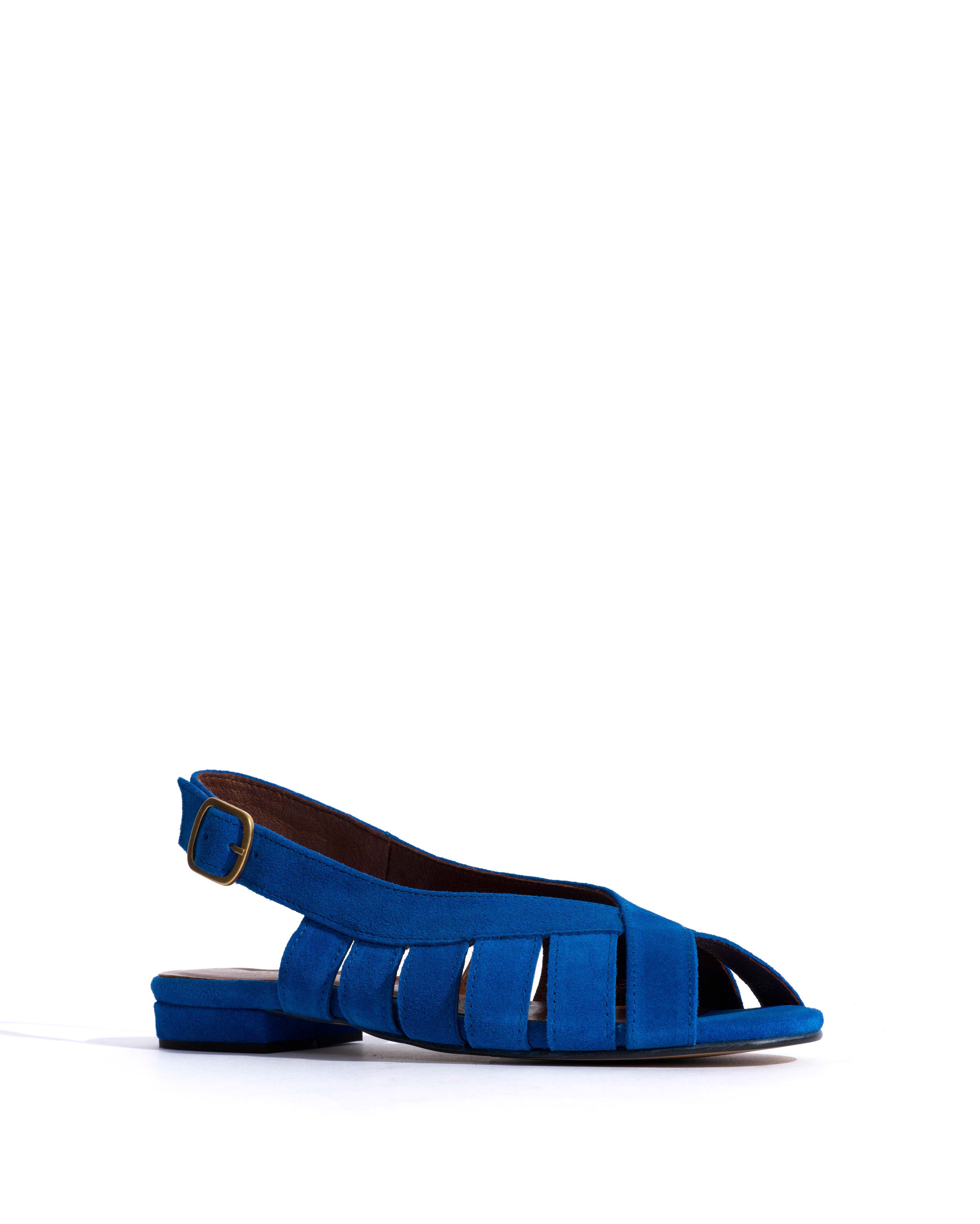 Sophie 20 Calf suede Electric blue