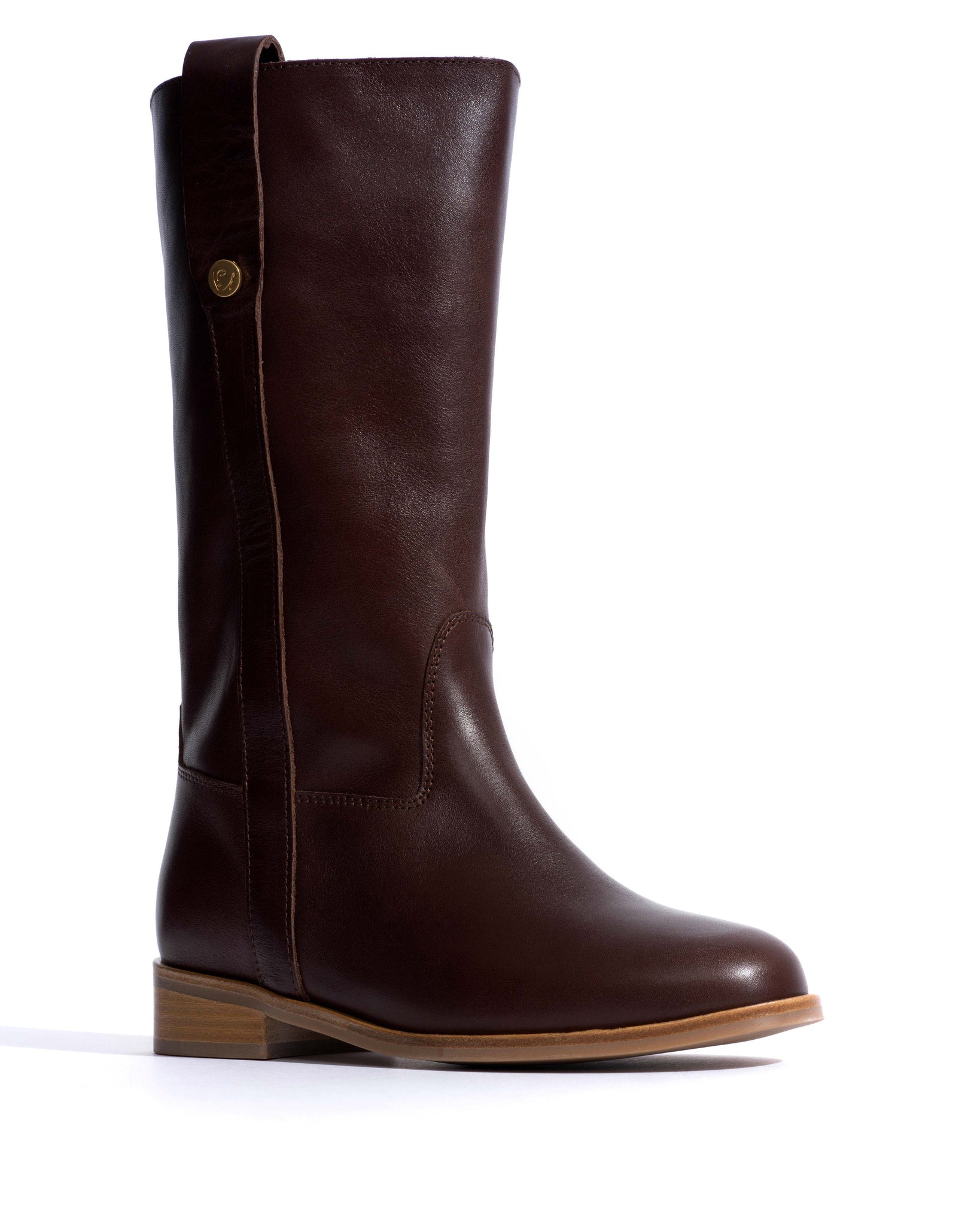 Brinesh Vegetal soft calf Coffee brown - Anonymous Copenhagen High shaft boots