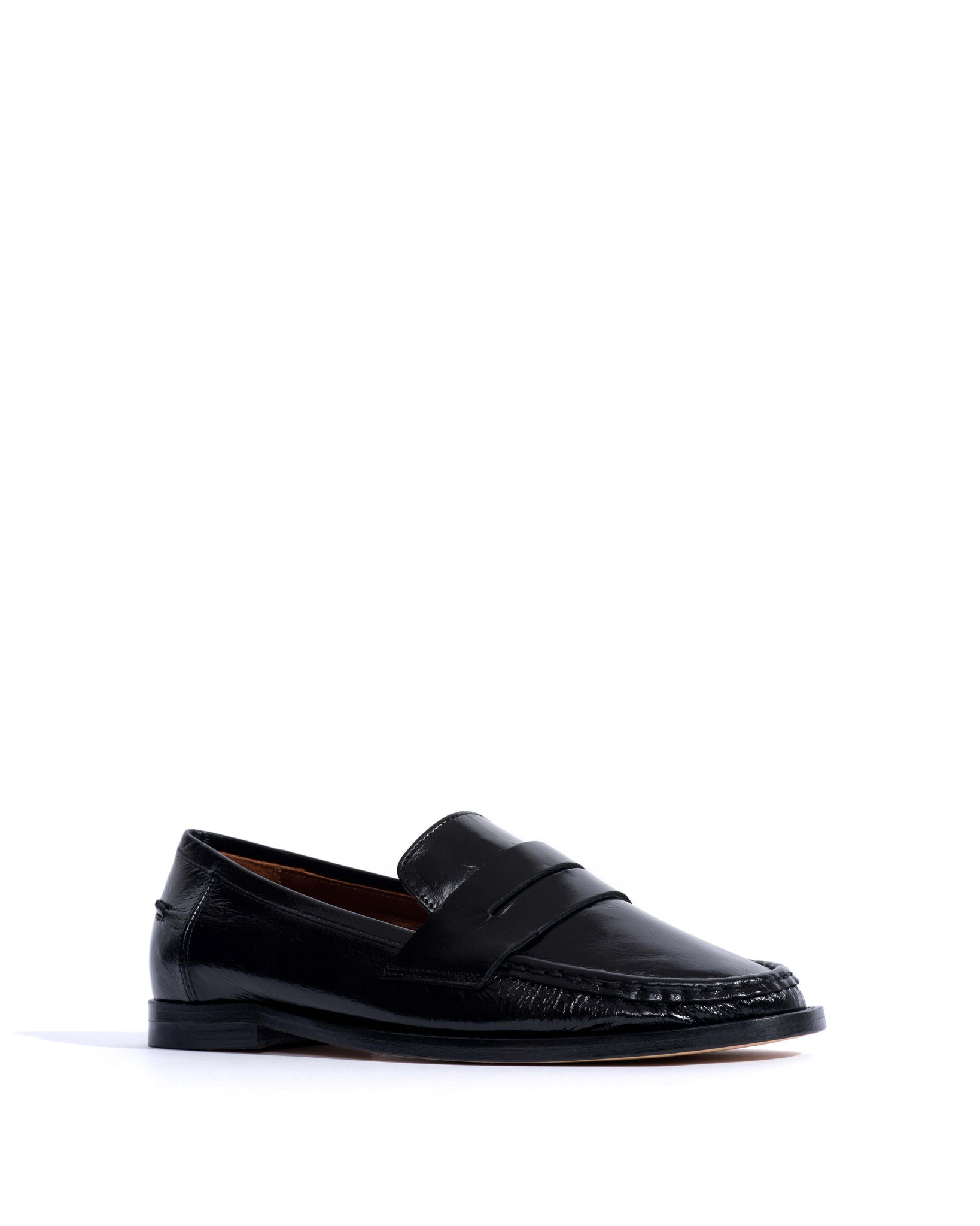 Jesha Crinkled soft calf Black