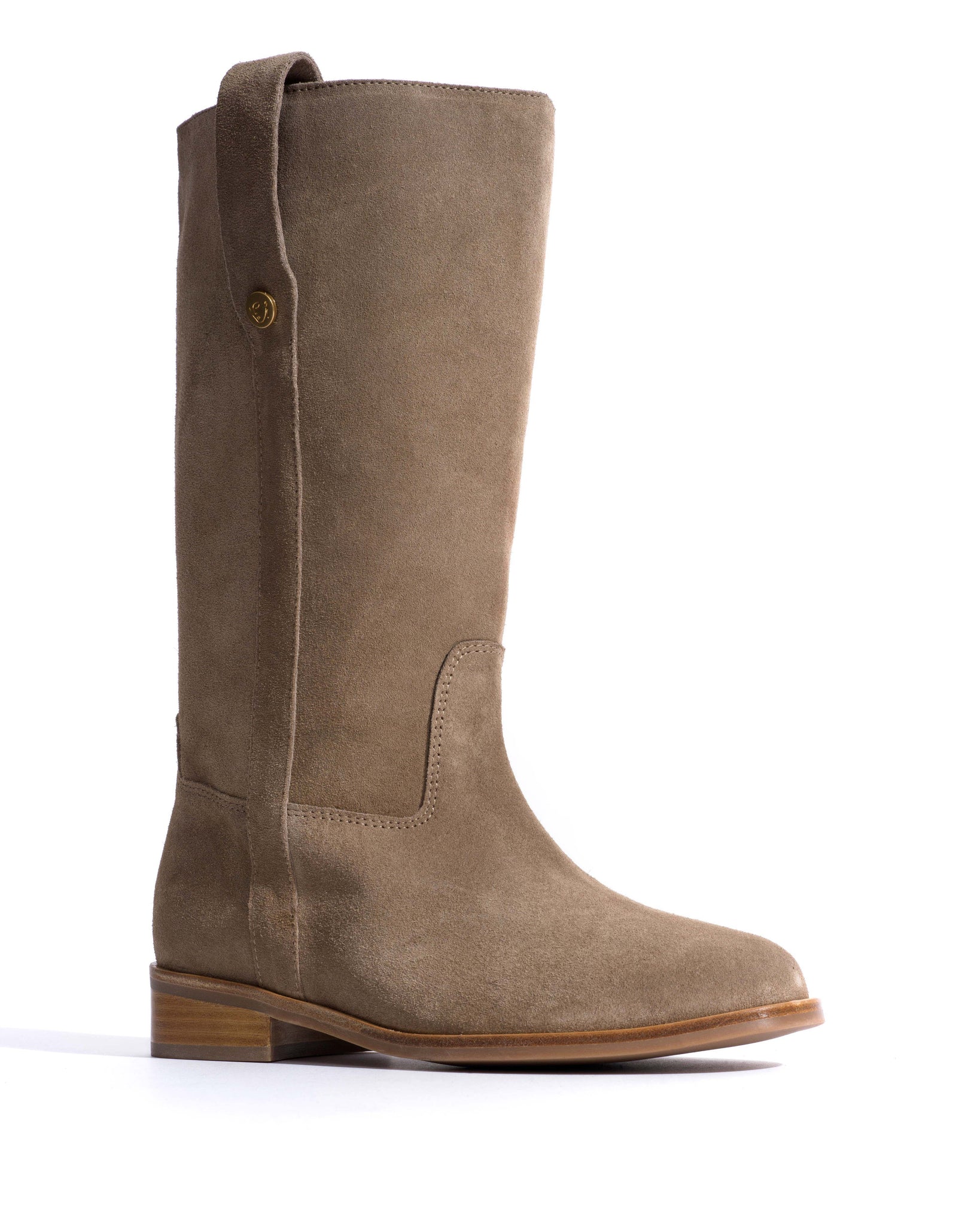 Brinesh Calf suede Mushroom - Anonymous Copenhagen High shaft boots