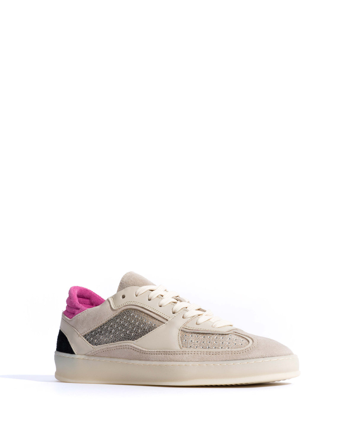 Dabbie Calf suede & mix White sand & champagne mix