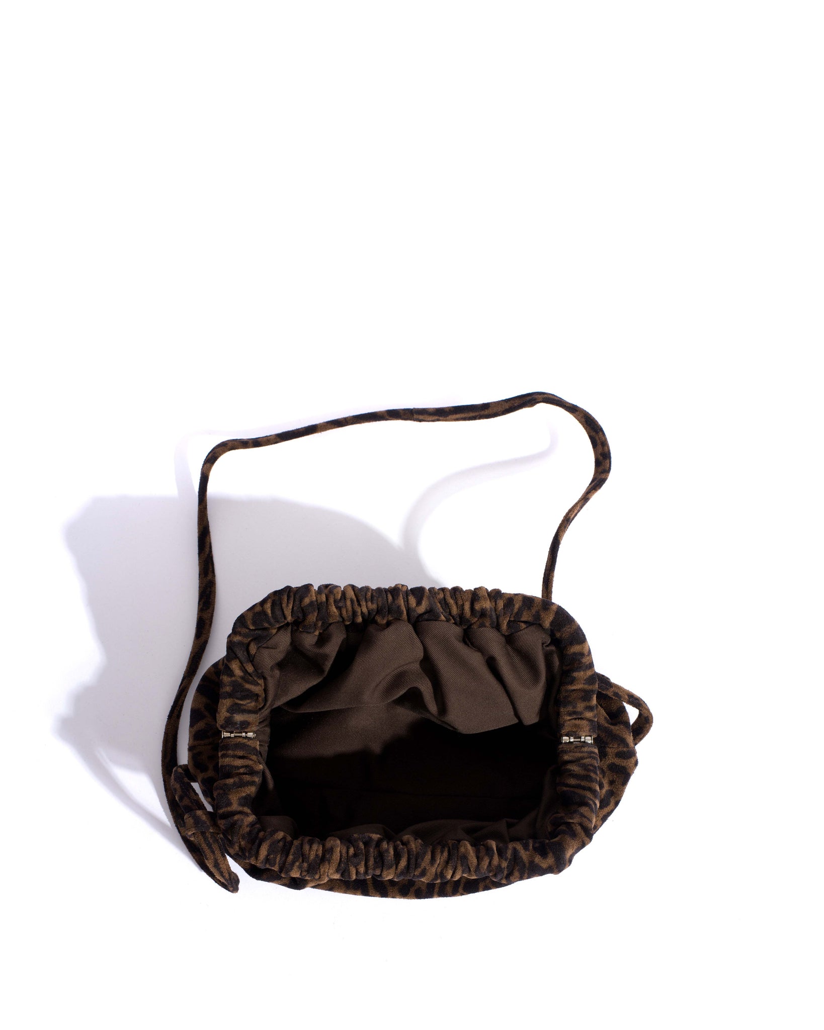 Hally petite cloud bag Calf suede print Jaguar - Anonymous Copenhagen Bags