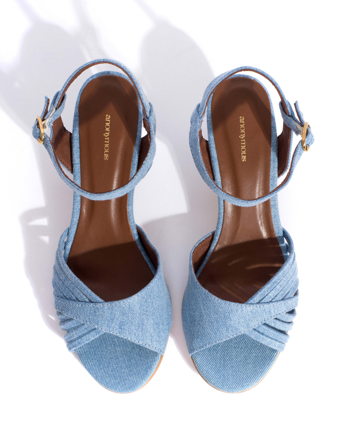 Hermine 50 stiletto Denim Washed blue