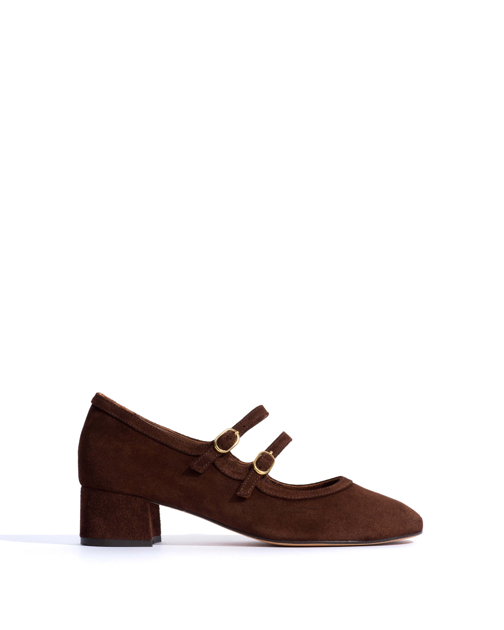 Balie 40 Calf suede Chocolate - Anonymous Copenhagen Heels