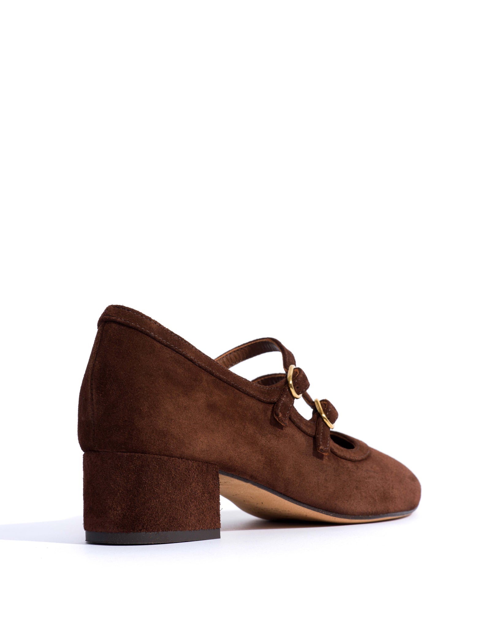 Balie 40 Calf suede Chocolate - Anonymous Copenhagen Heels