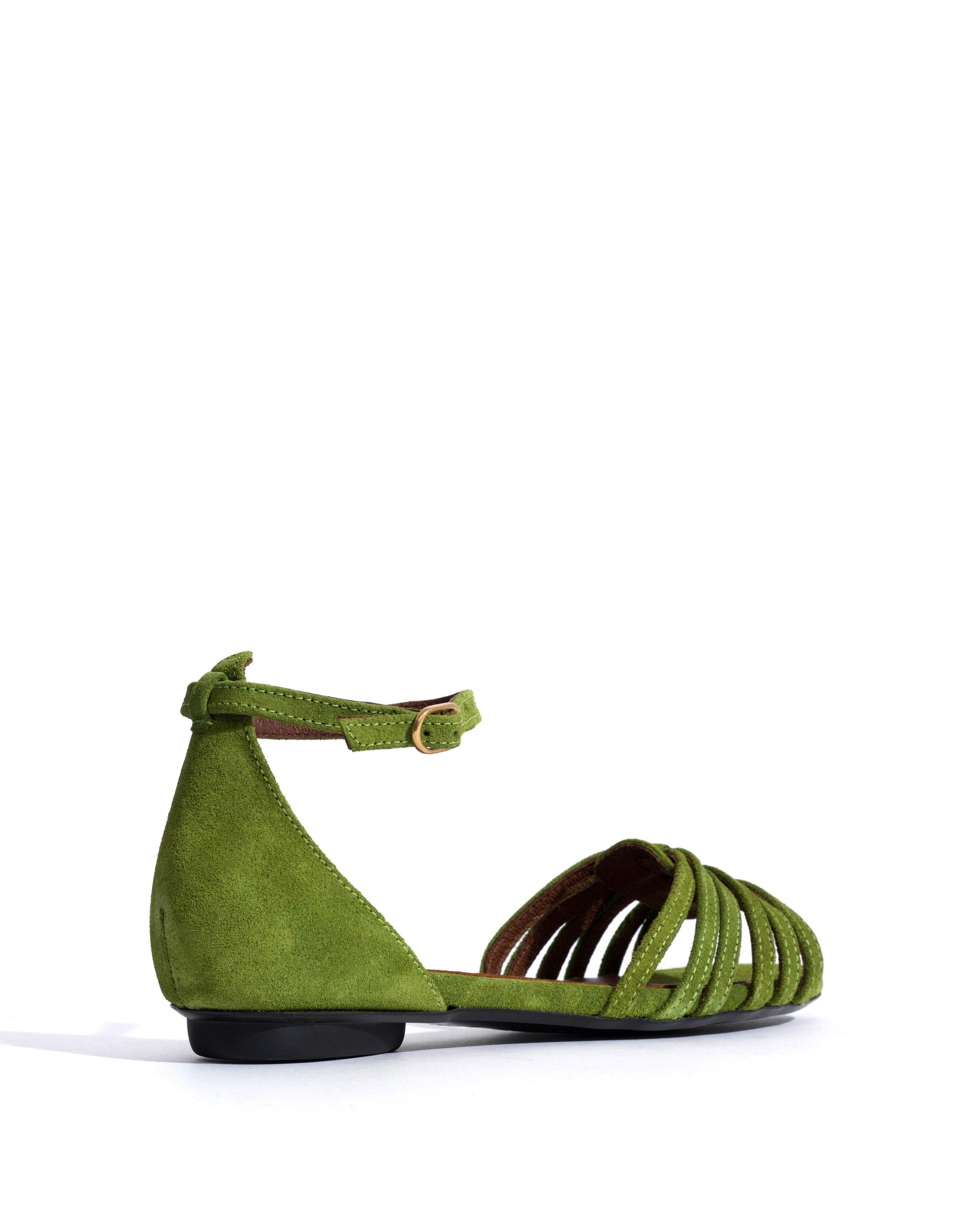 Mareike 10 Calf suede Grass green