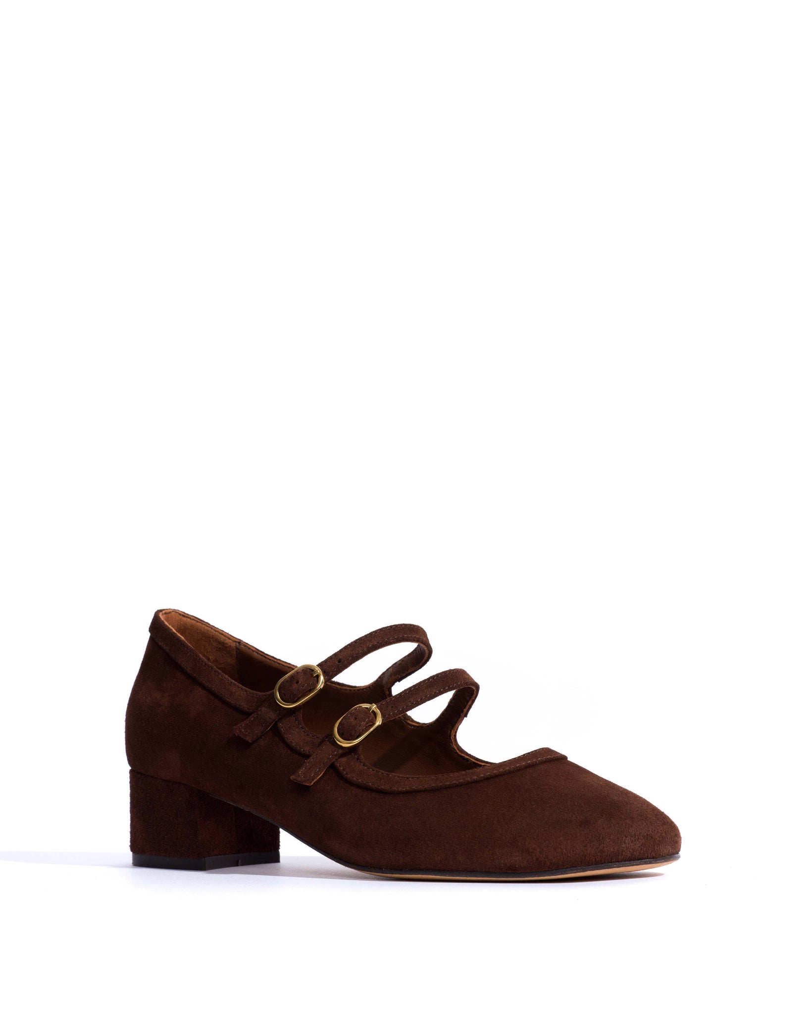 Balie 40 Calf suede Chocolate - Anonymous Copenhagen Heels