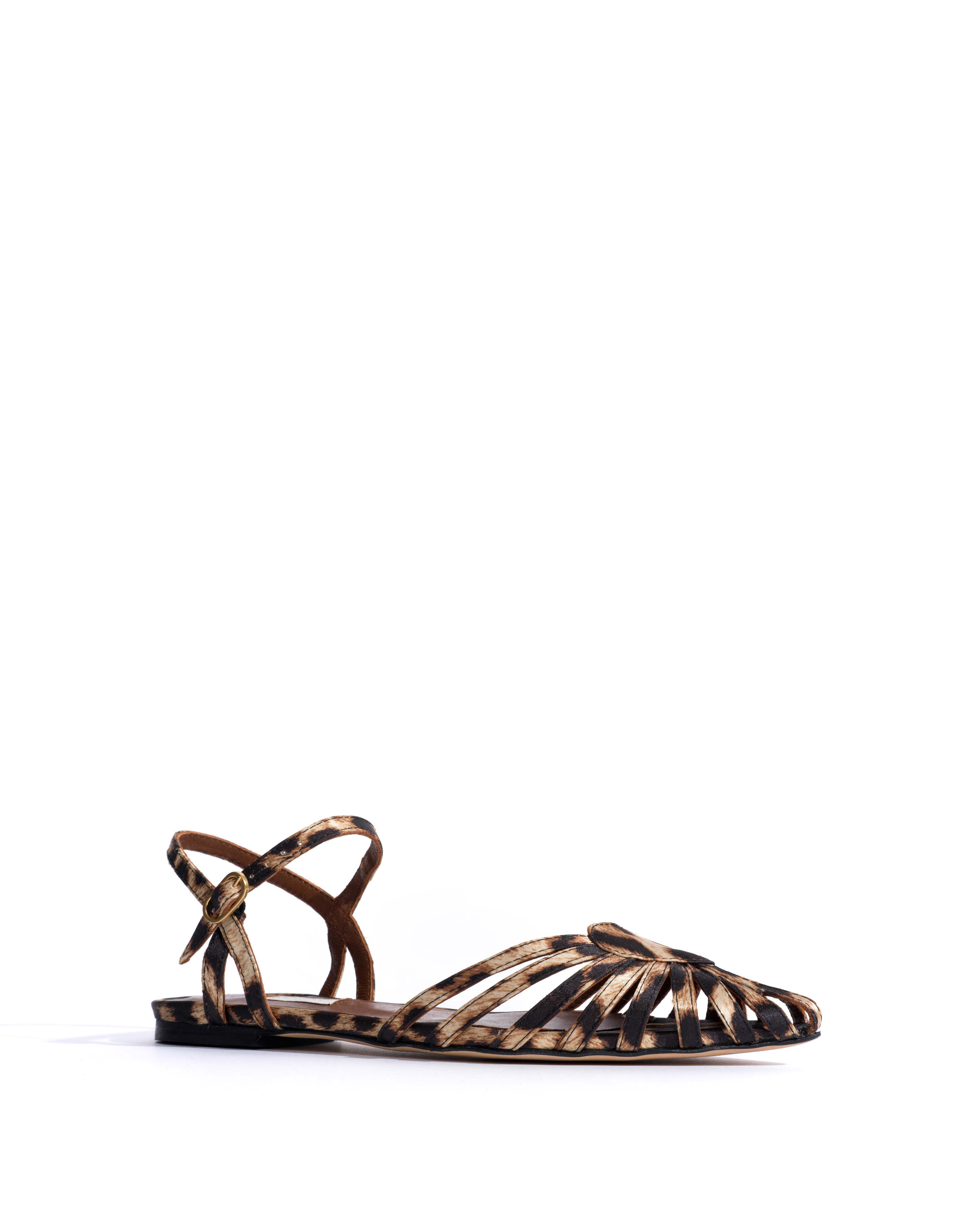 Keesha 10 Satin print Leopard