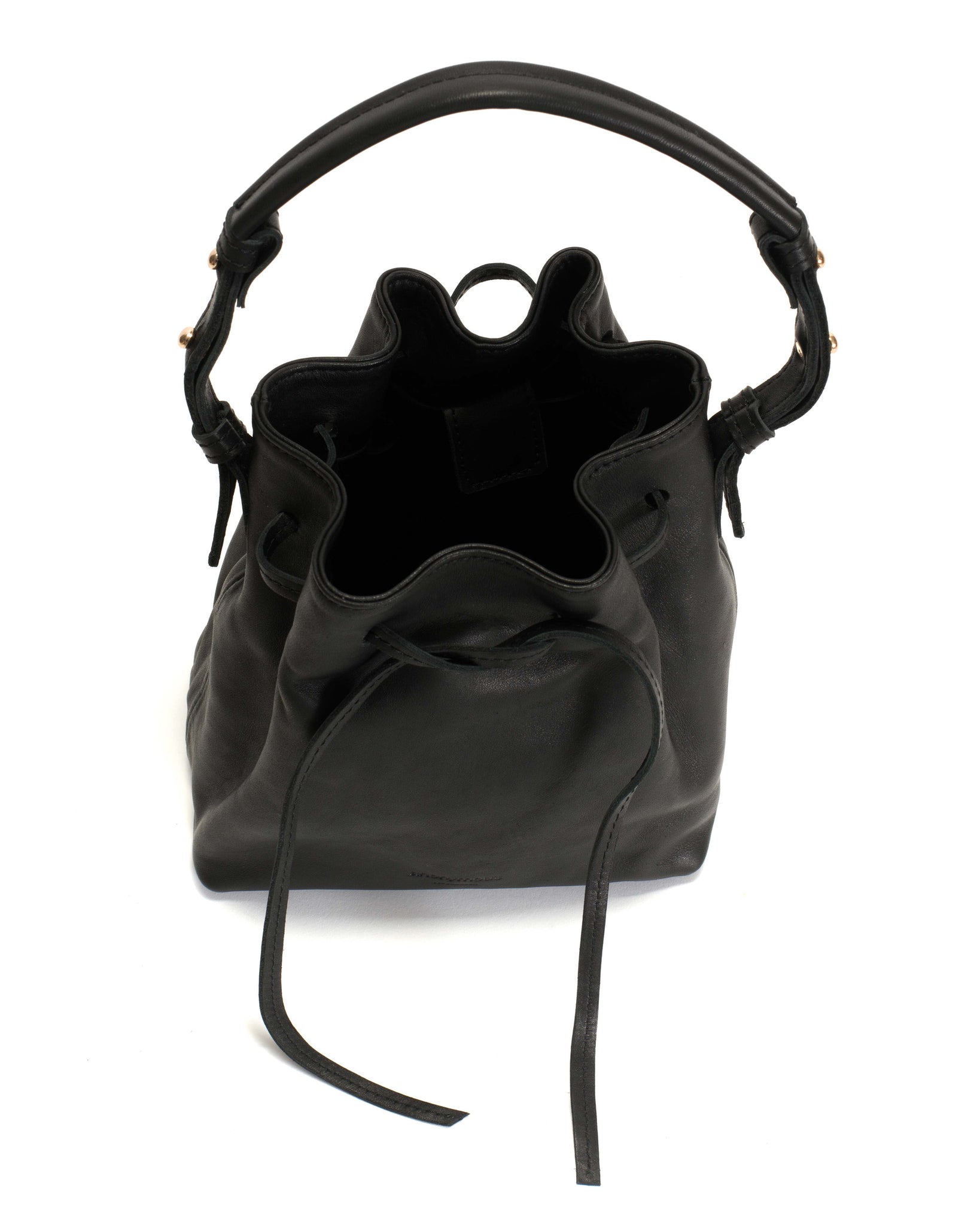 Kacey petite bucket bag Soft calf Black - Anonymous Copenhagen