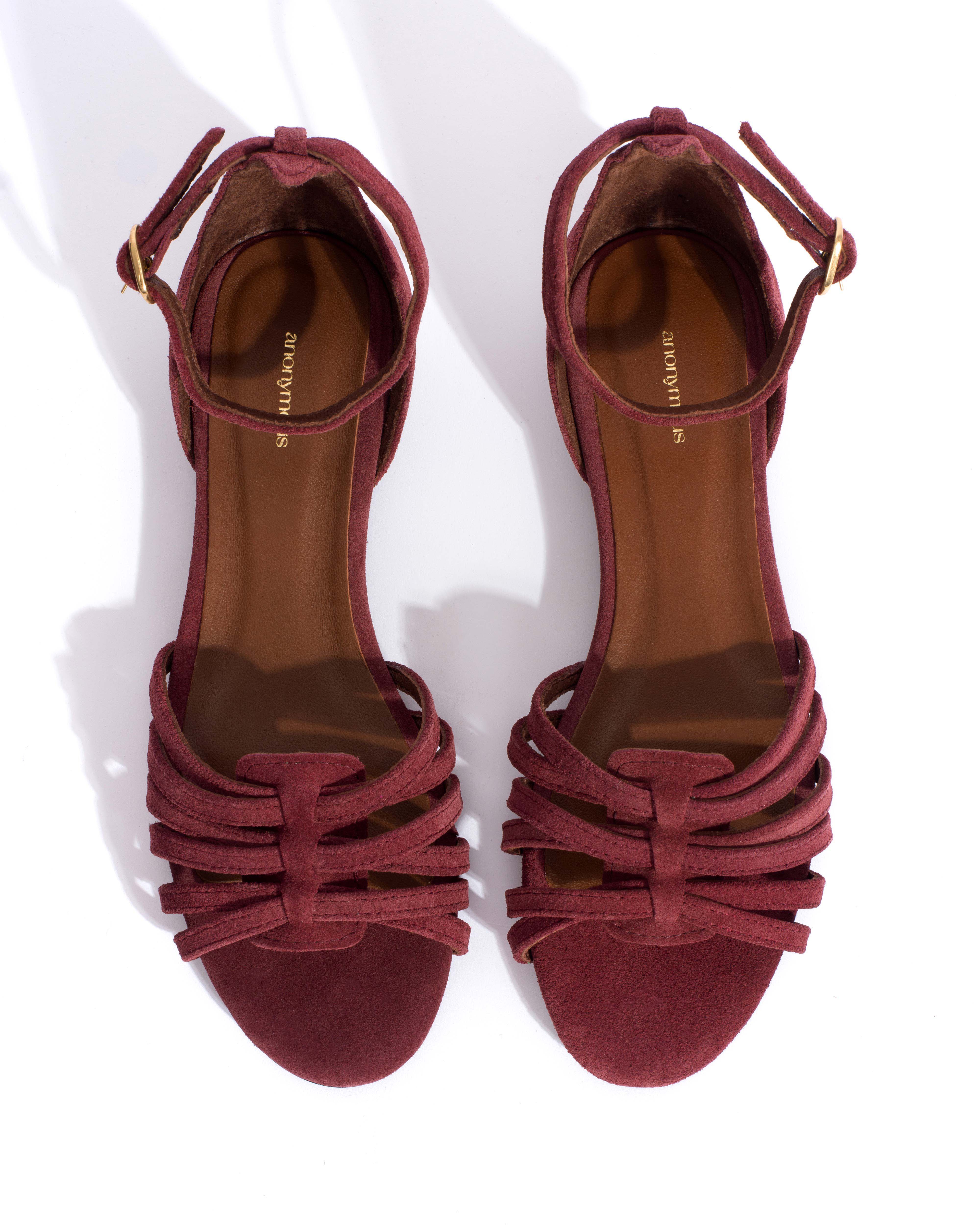 Mareike 10 Calf suede Pomegranate