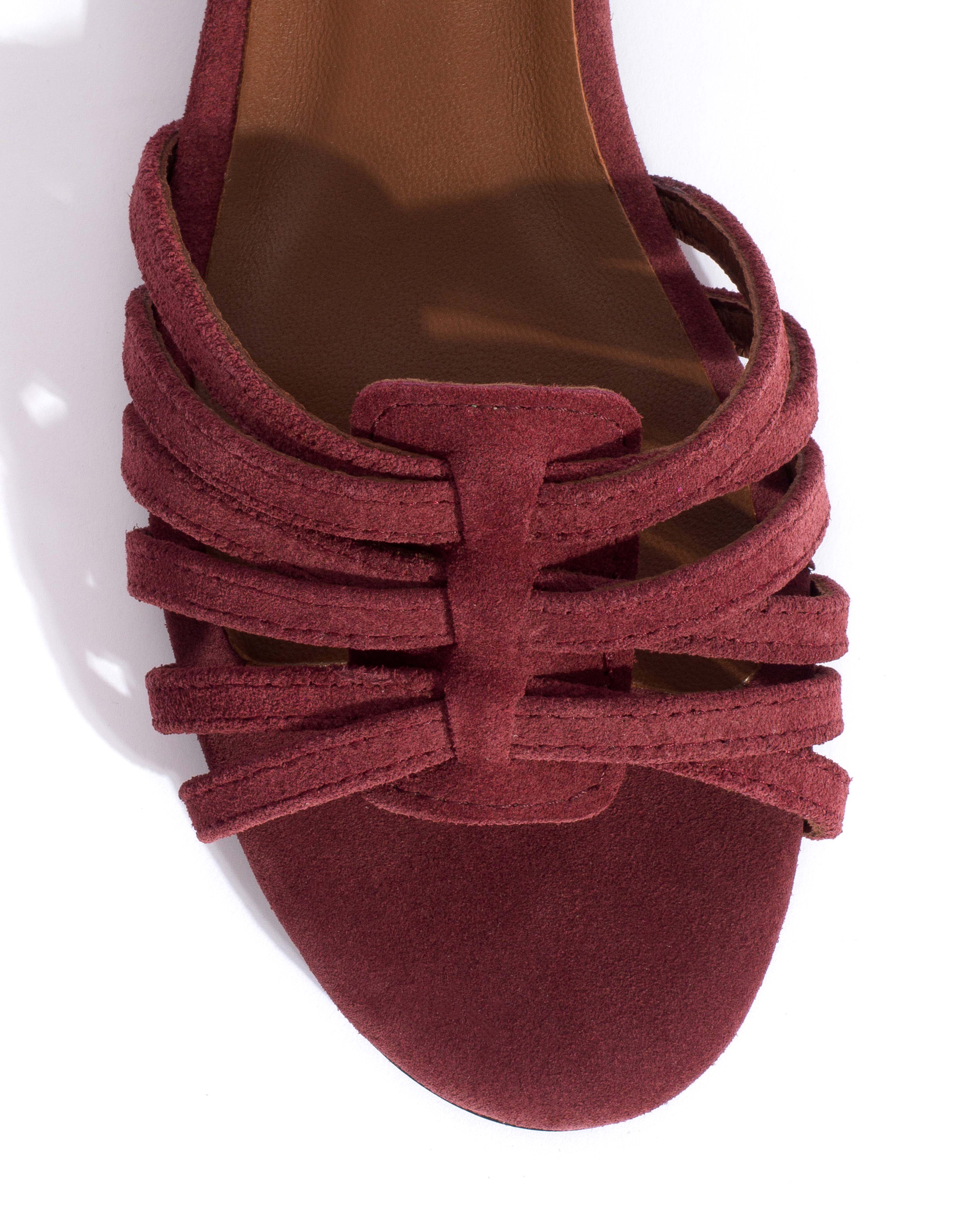 Mareike 10 Calf suede Pomegranate