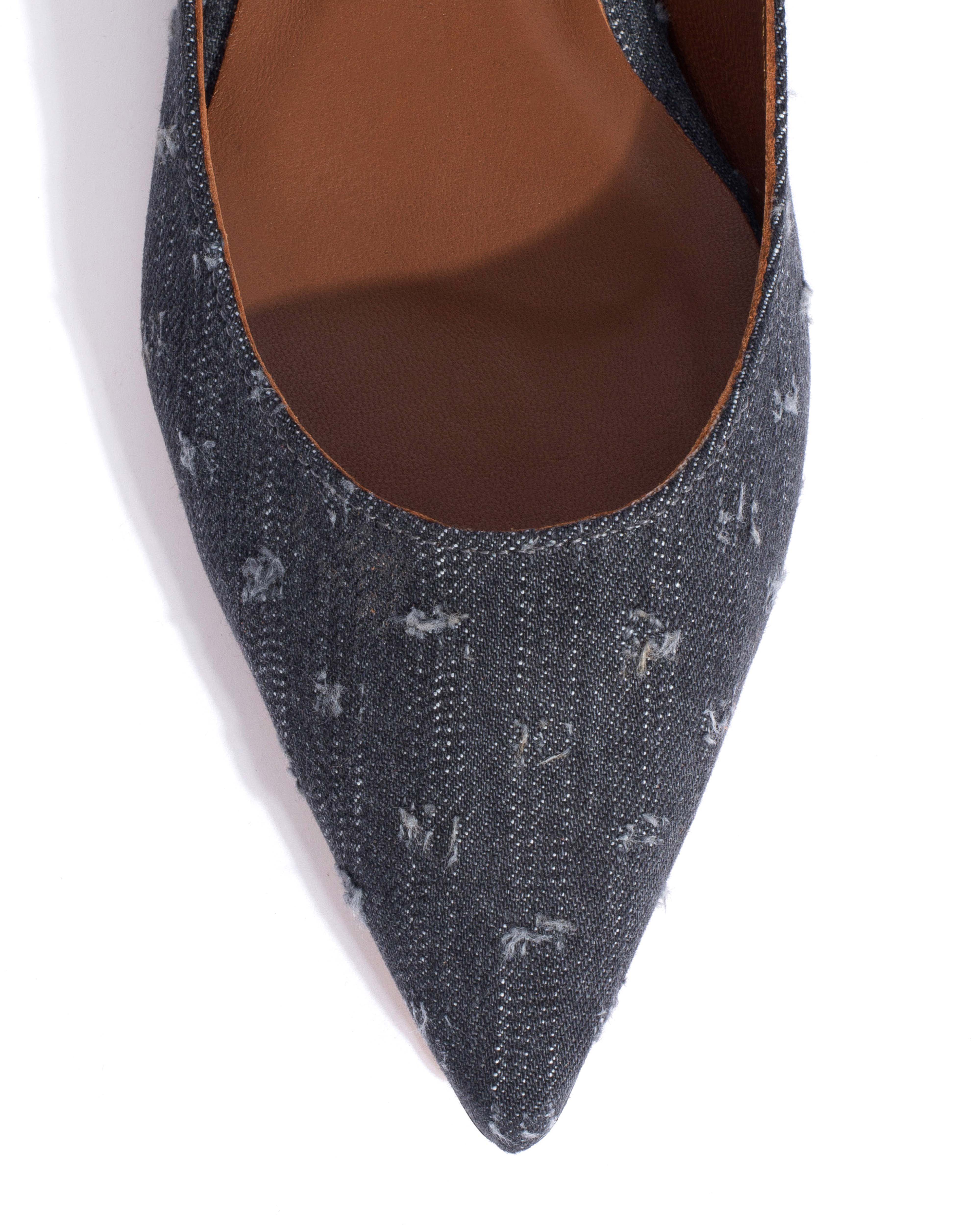 Fifi Denim Distressed washed black