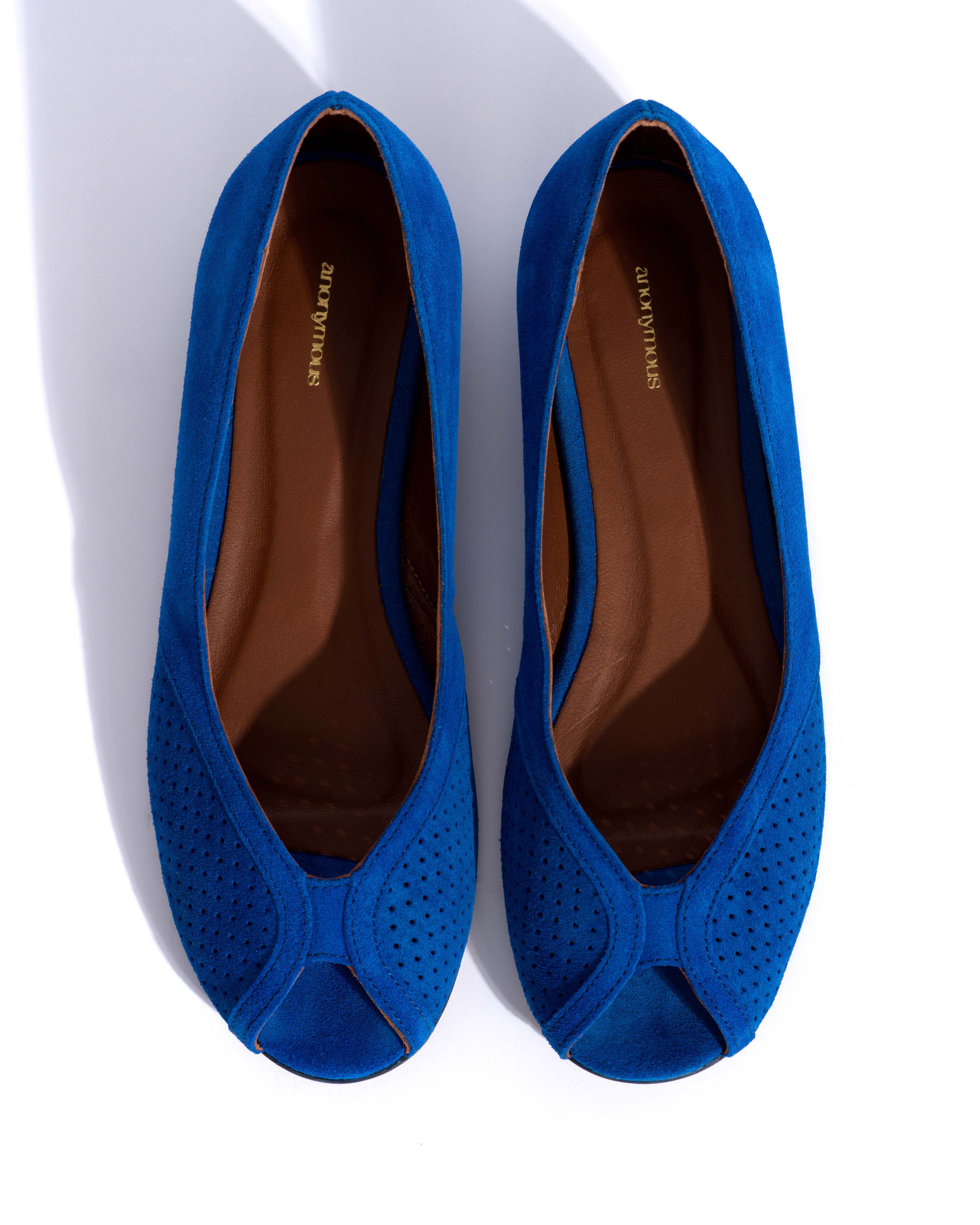 Tiffy Calf suede Electric blue