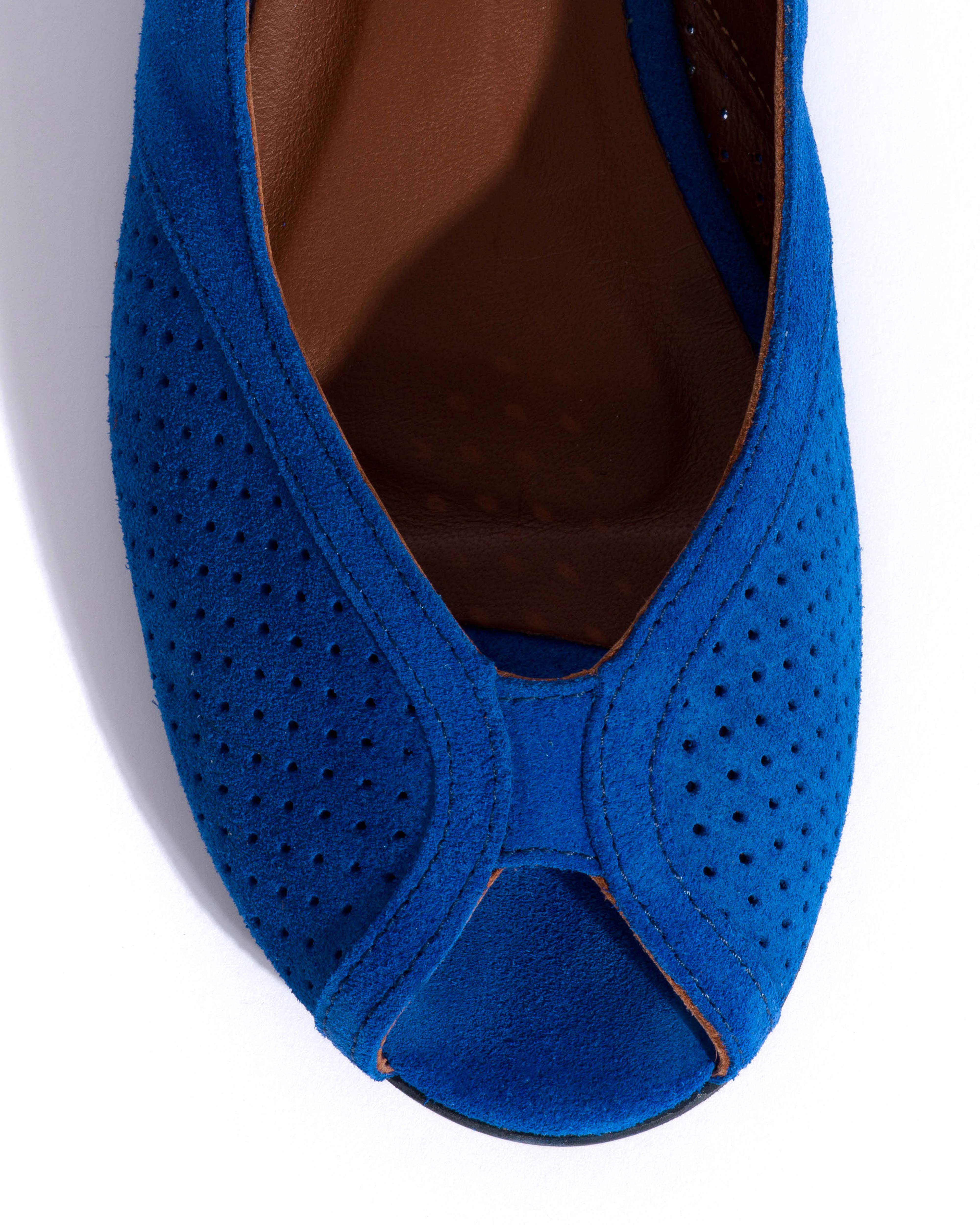 Tiffy Calf suede Electric blue