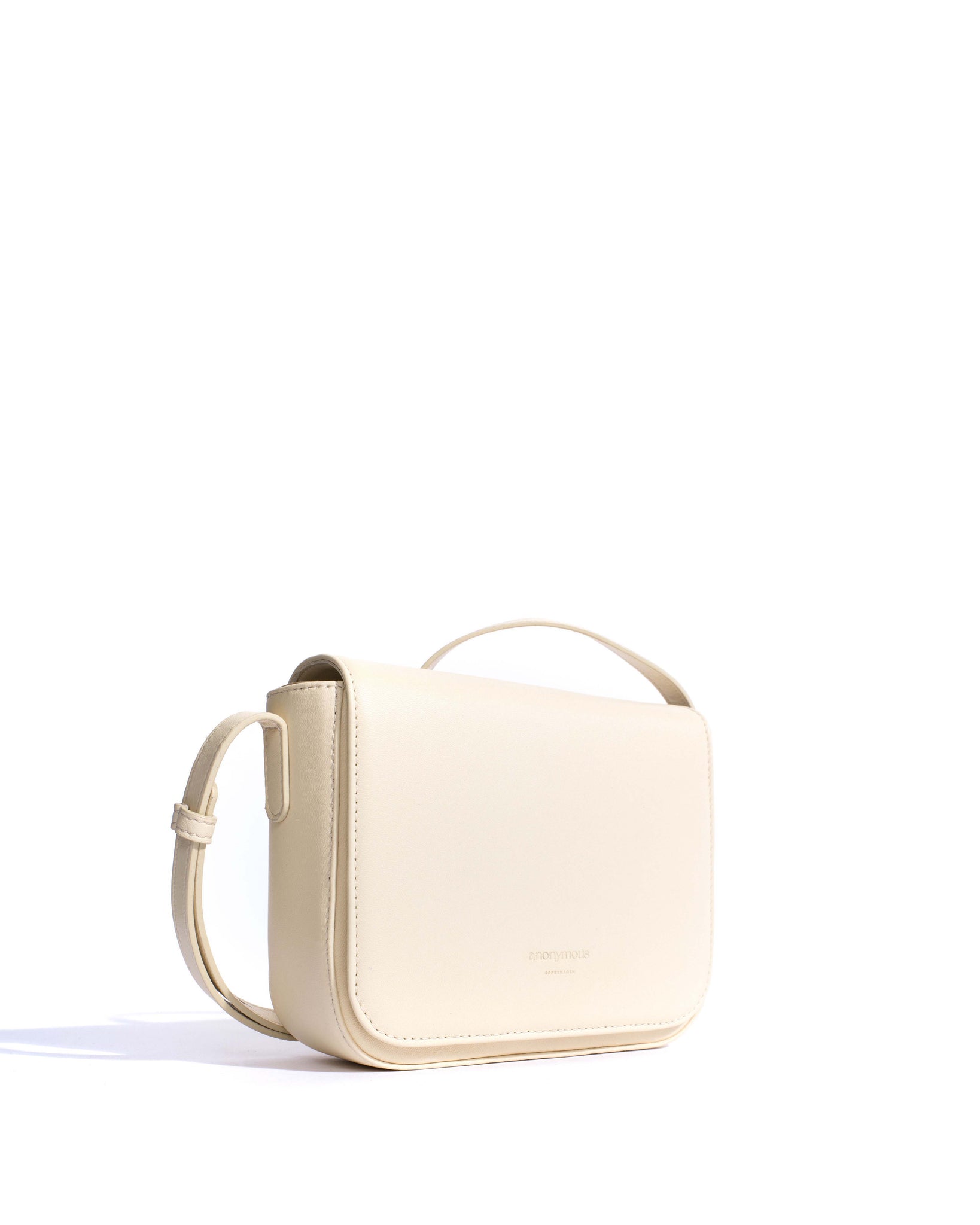 Sicha interlace crossover bag Shiny lamb White sand - Anonymous Copenhagen Bags