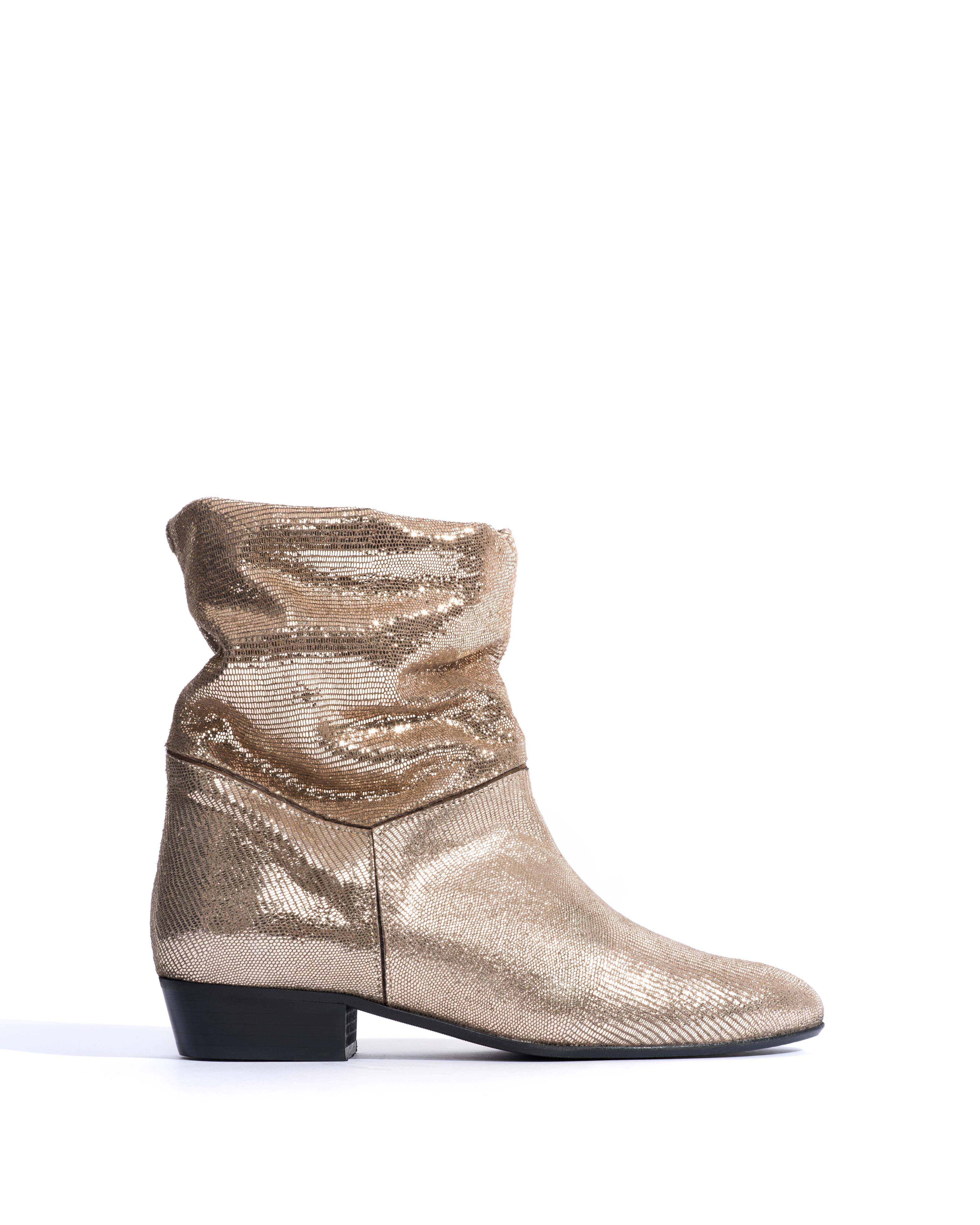 Jassi 20 Lizard metallic goat Vintage champagne