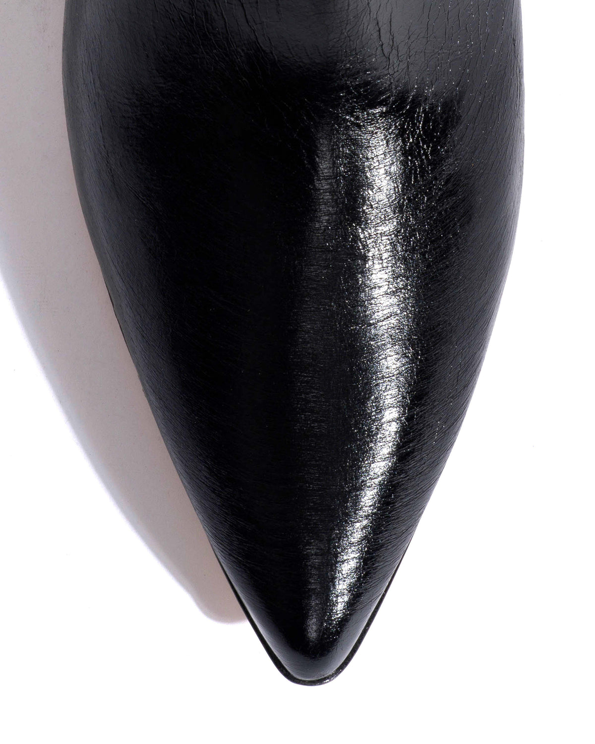 Cecilia 40 stiletto Crinkled soft calf Black