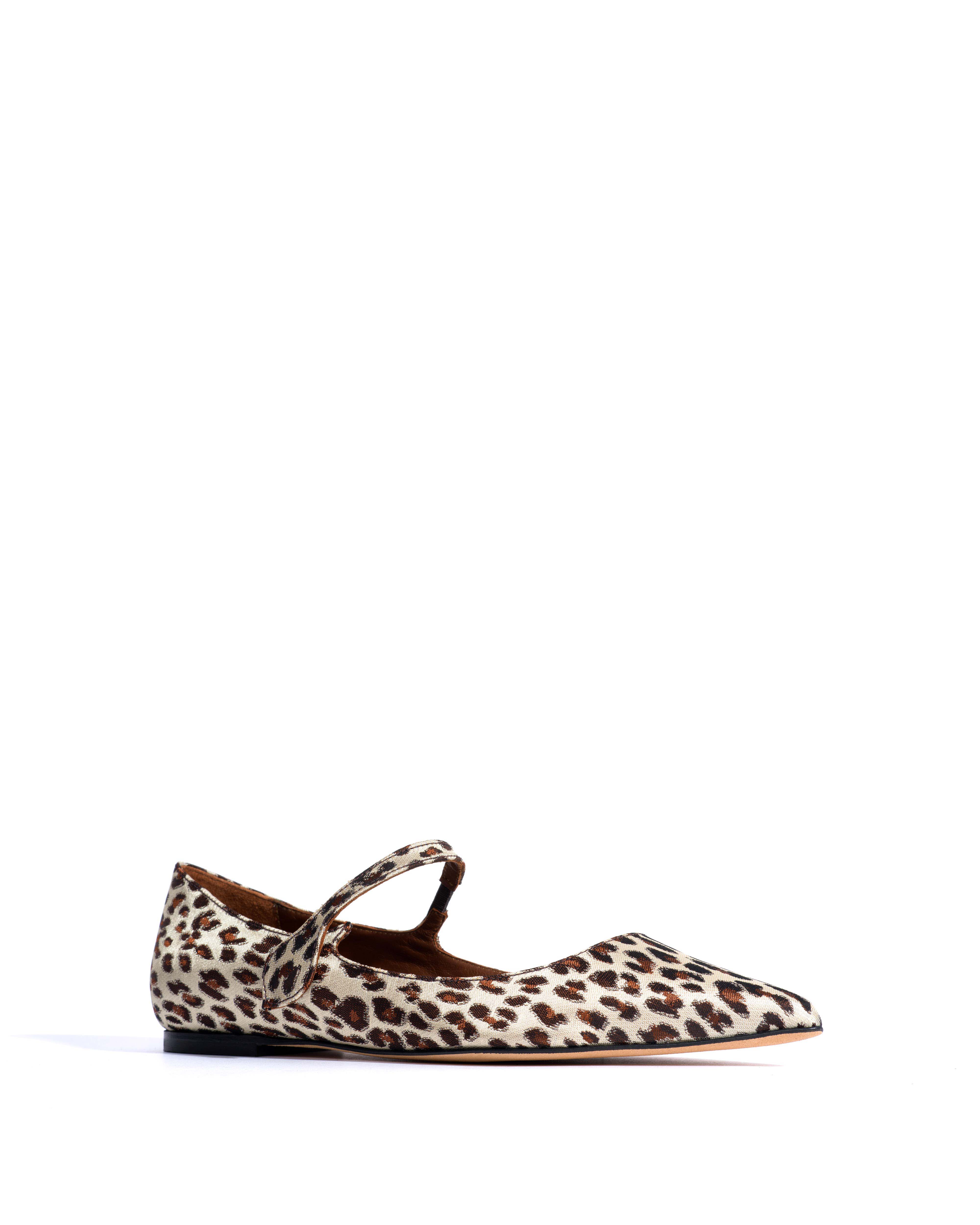 Fifi Vintage satin print Leopard