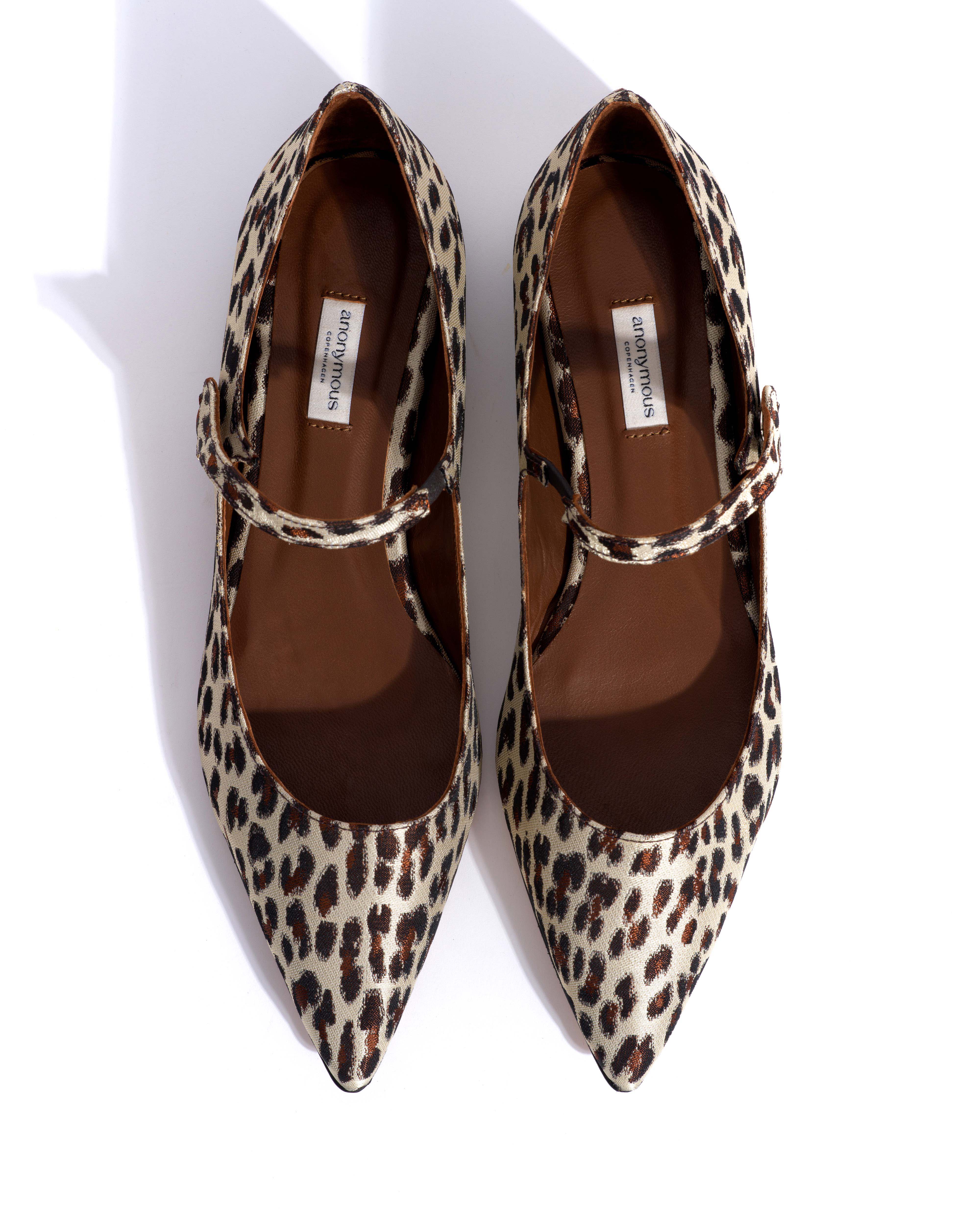 Fifi Vintage satin print Leopard