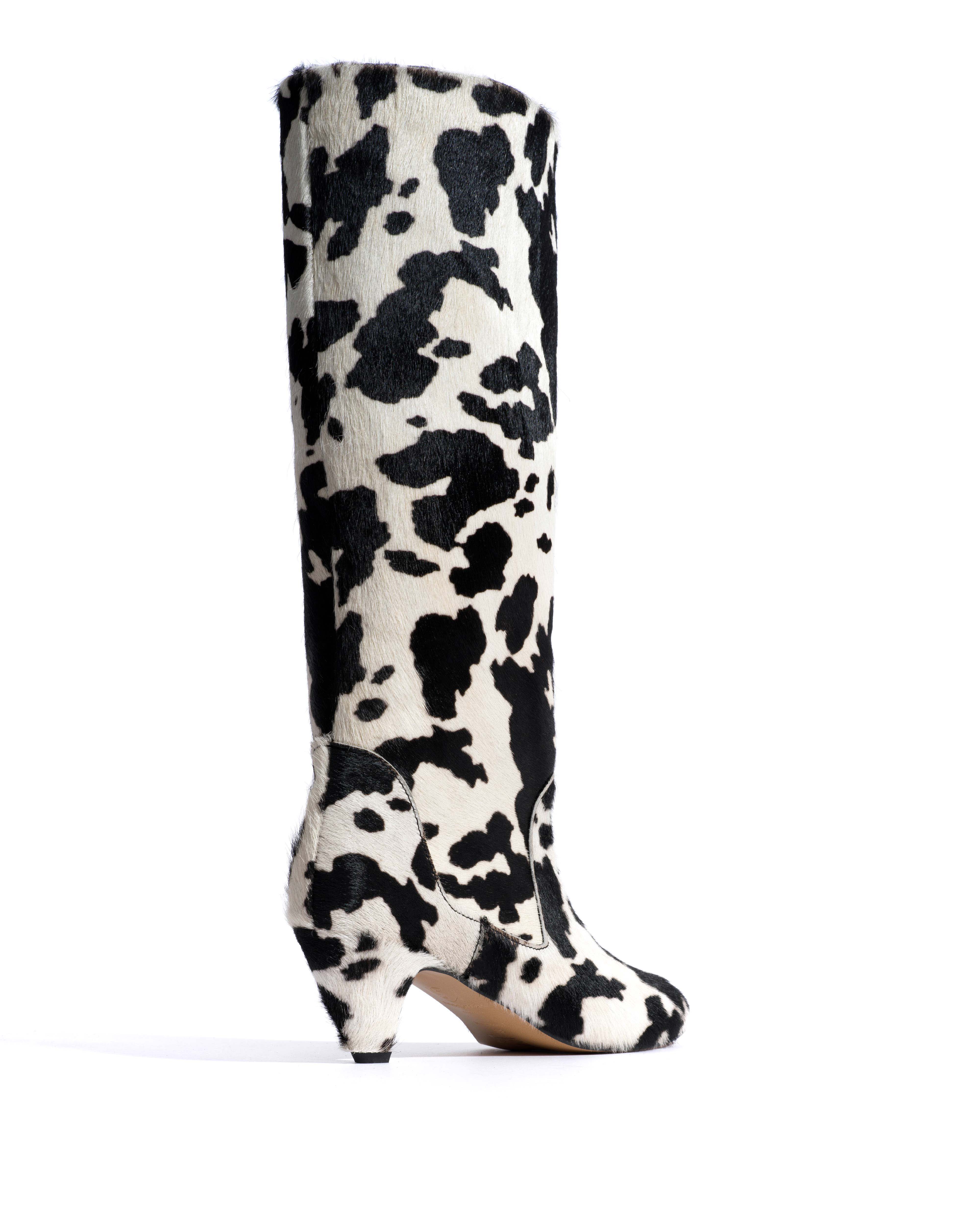 Valle 50 stiletto Calf hair Holstein cow