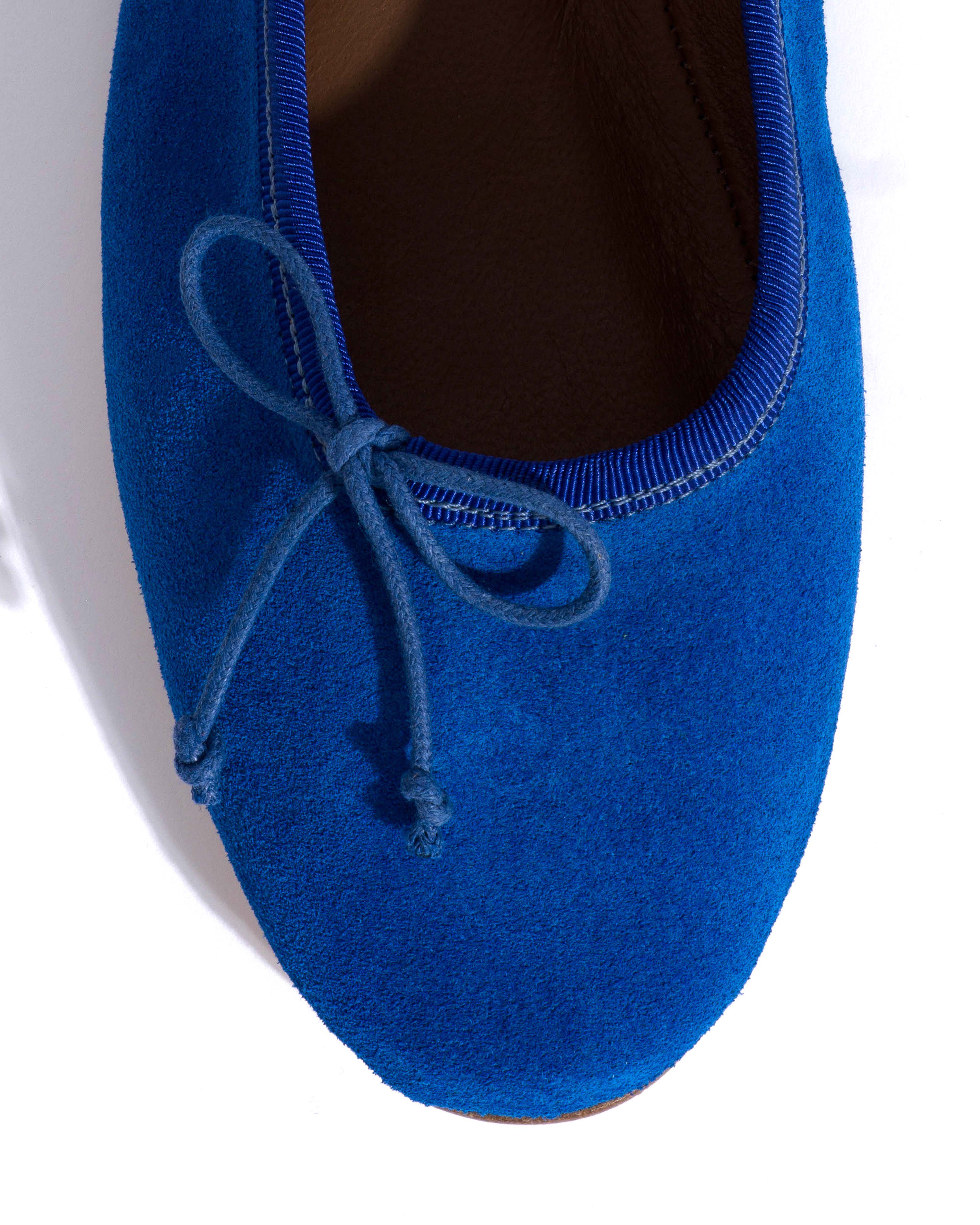 Rhina Calf suede Electric blue