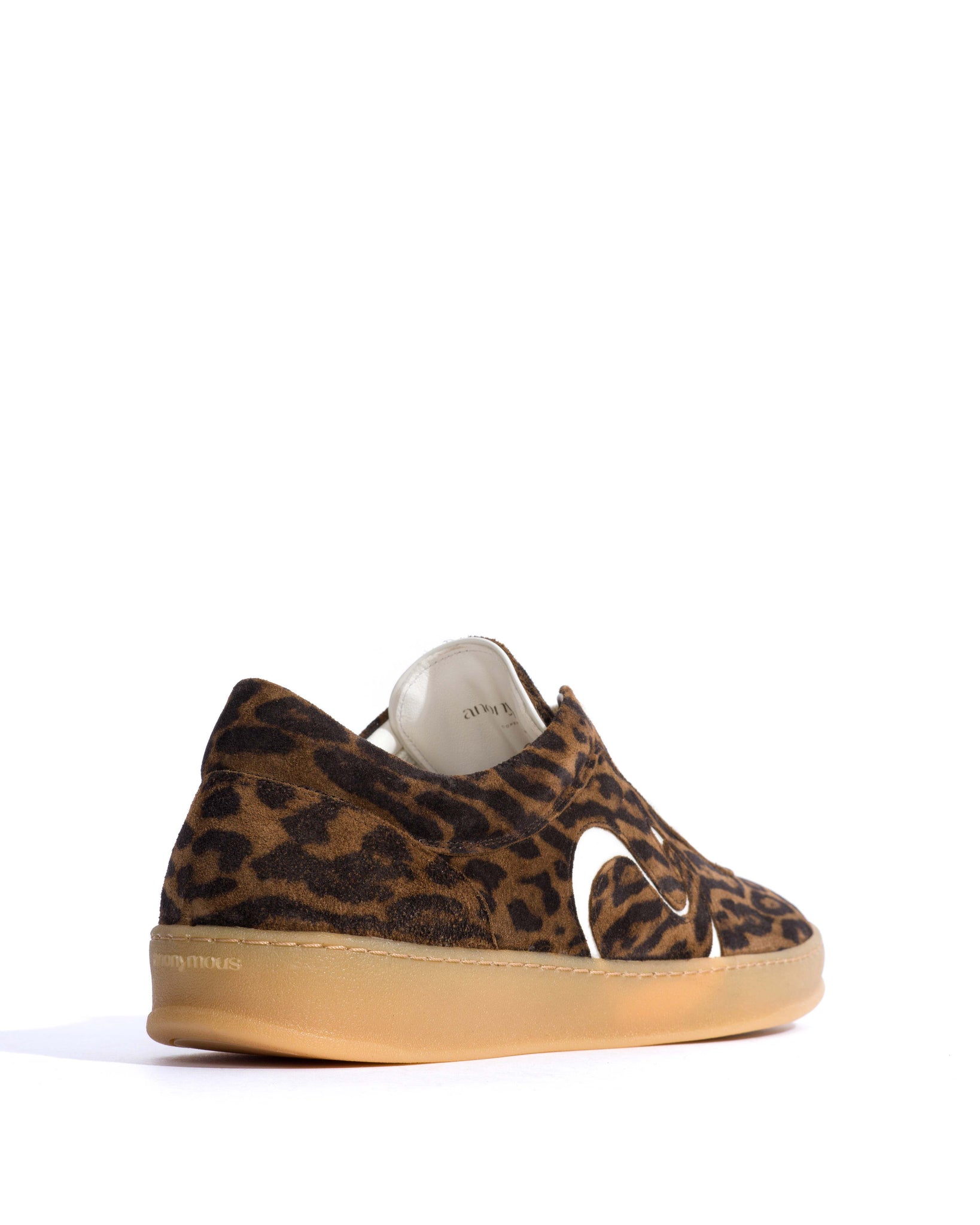 Blaire Calf suede print & polished soft calf Jaguar & white sand