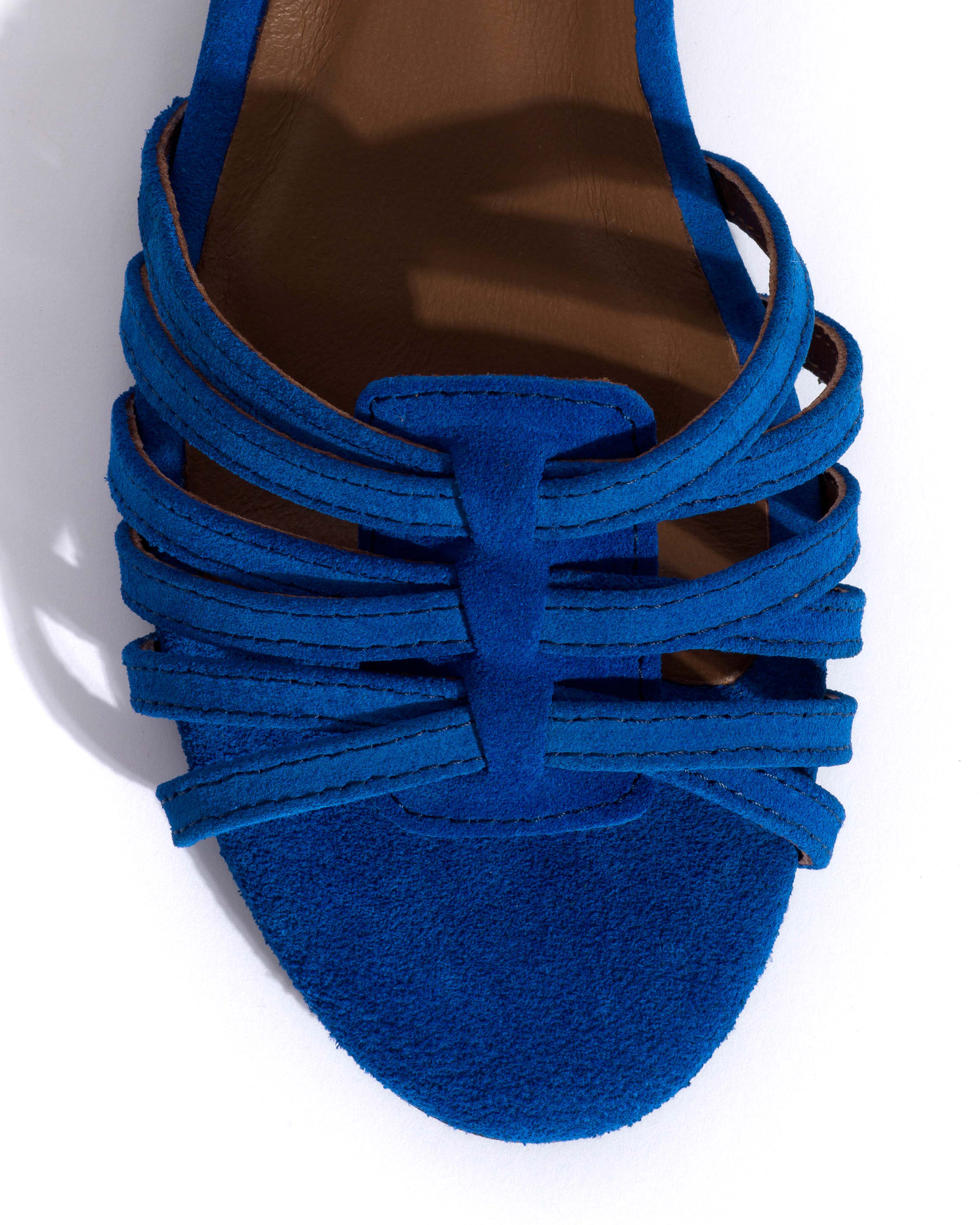 Mareike 10 Calf suede Electric blue