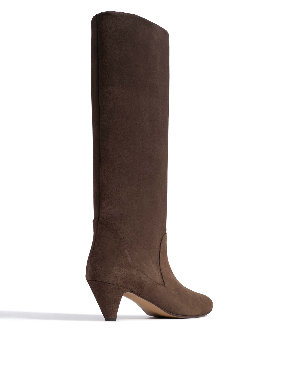 Valle 50 stiletto Calf suede Coffee brown