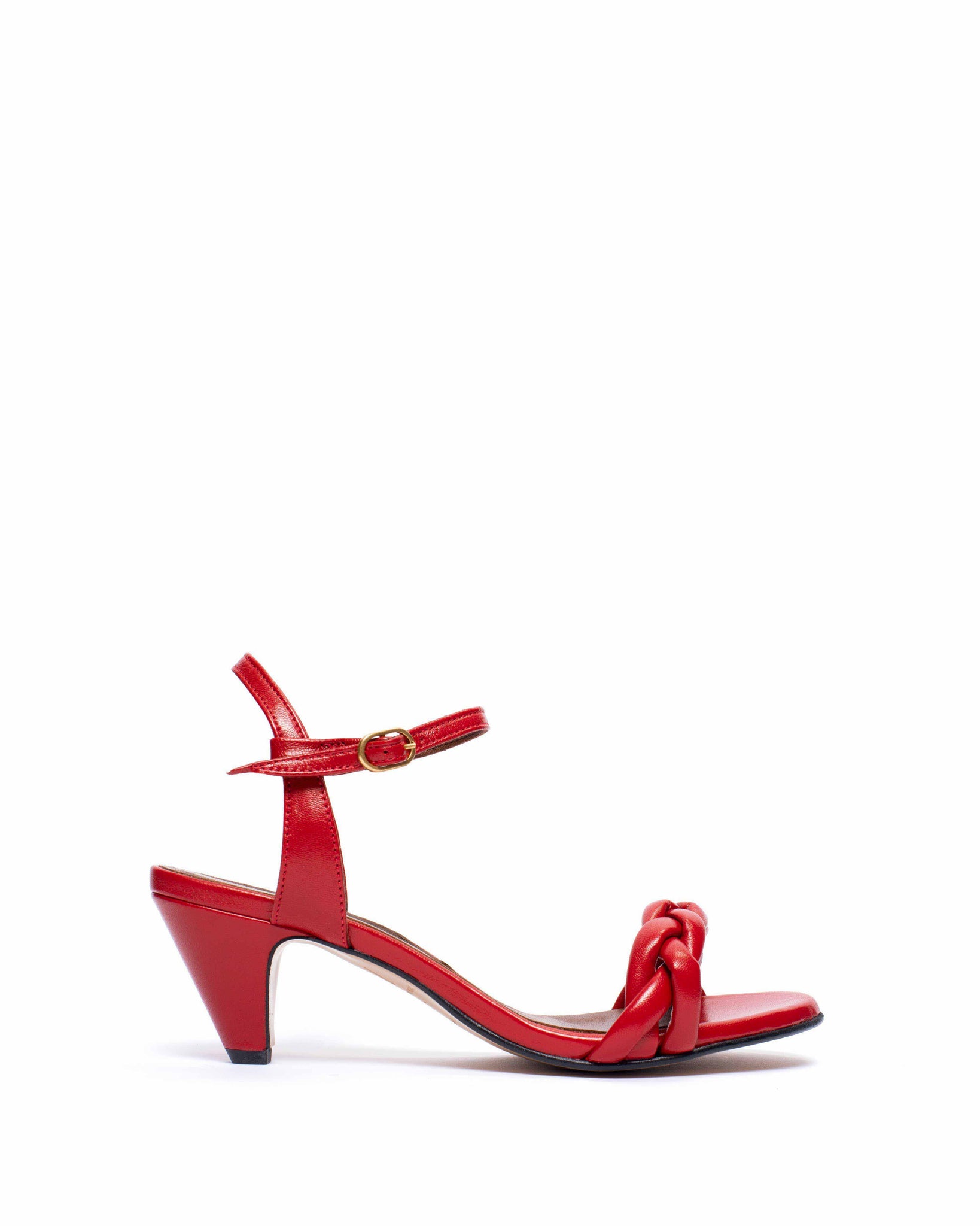 Grace 50 stiletto Shiny lamb Ruby red - Anonymous Copenhagen