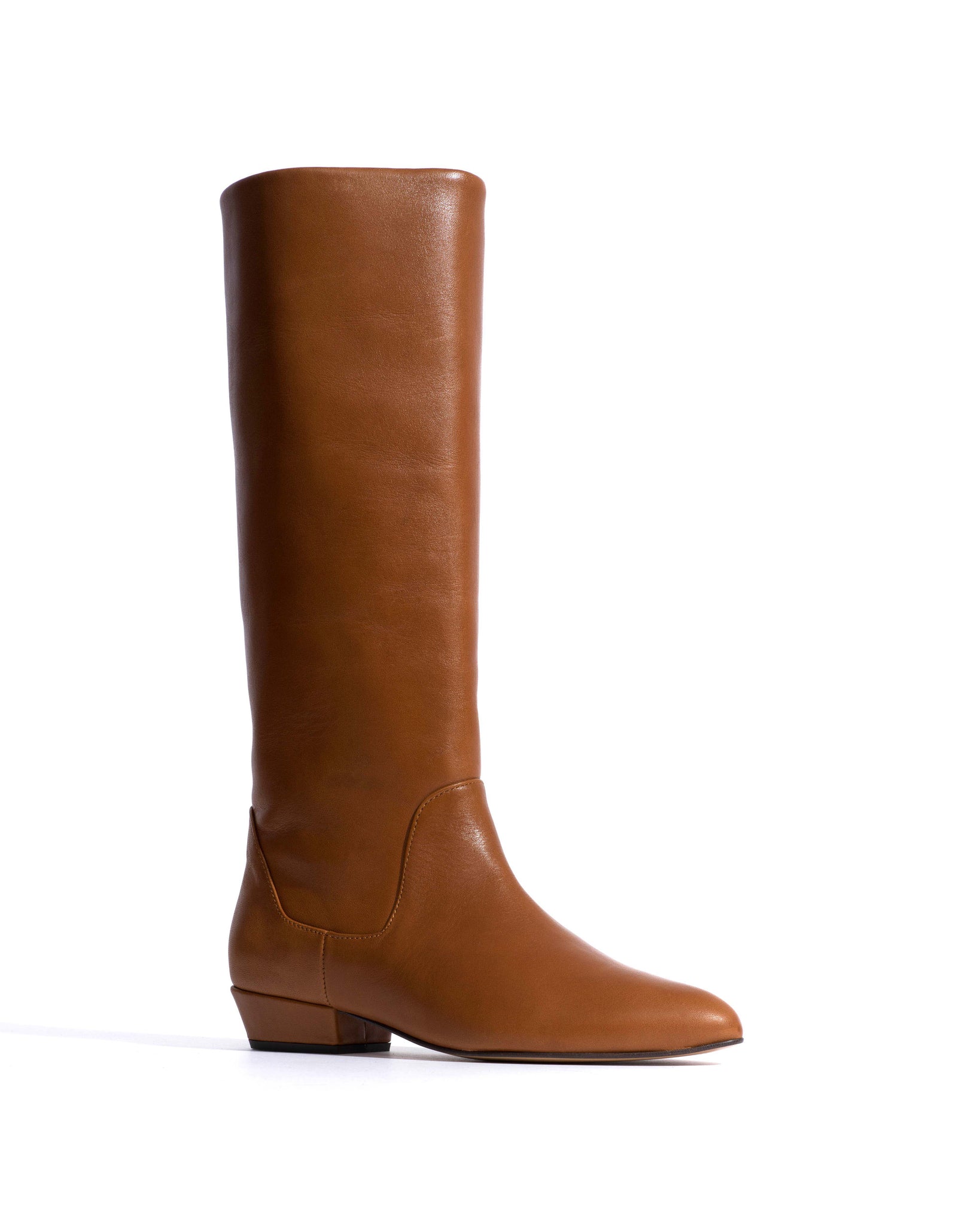 Valle 20 Vegetal soft calf Cinnamon - Anonymous Copenhagen High shaft boots
