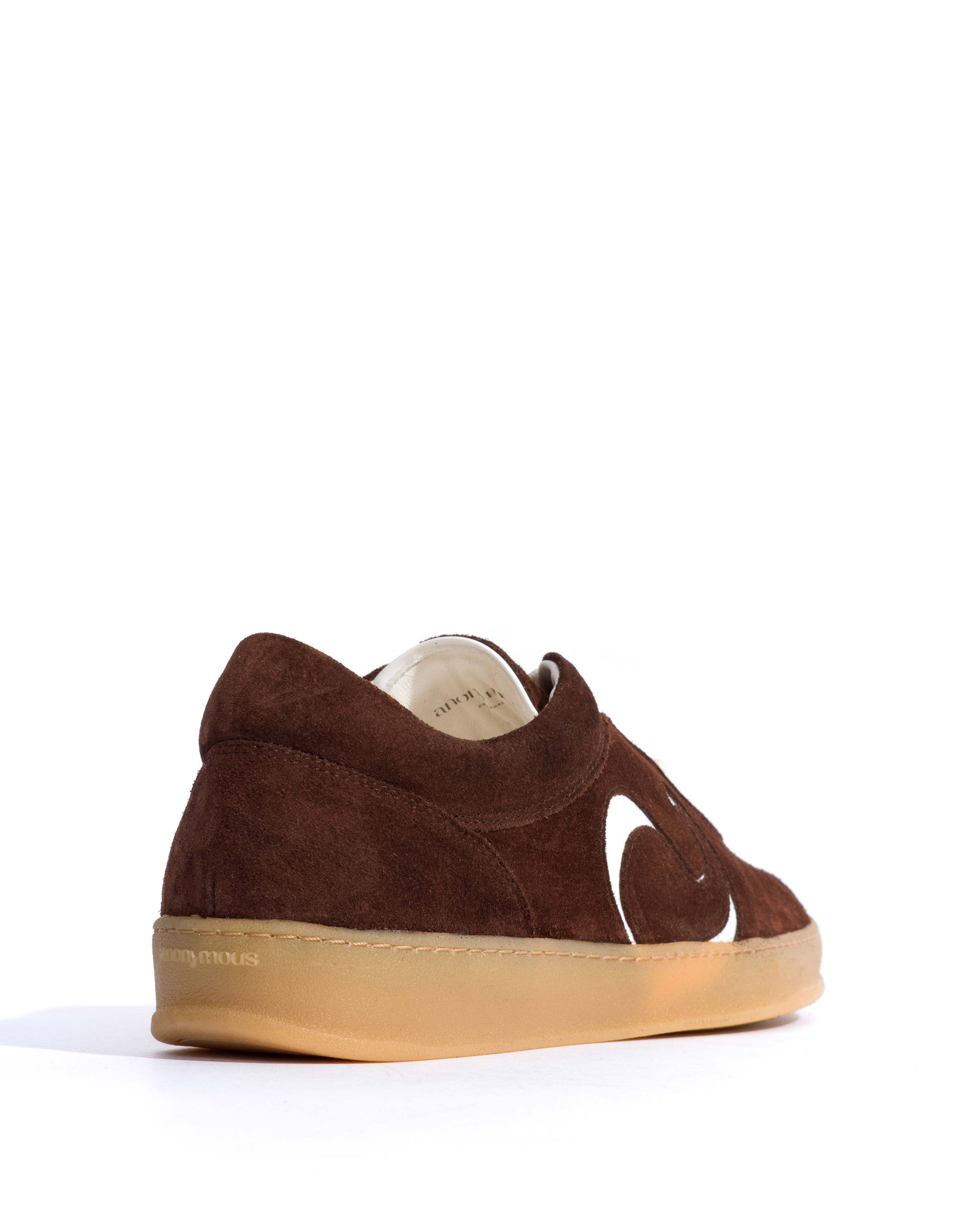 Blaire Calf suede & polished soft calf Chocolate & white sand - Anonymous Copenhagen Sneakers